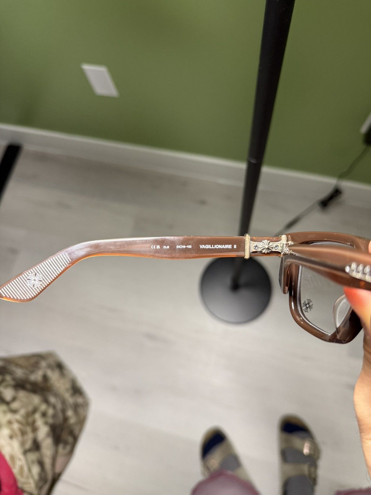 Chrome Hearts Chrome Hearts Vagillionaire II Glasses Size ONE SIZE - 16 Thumbnail