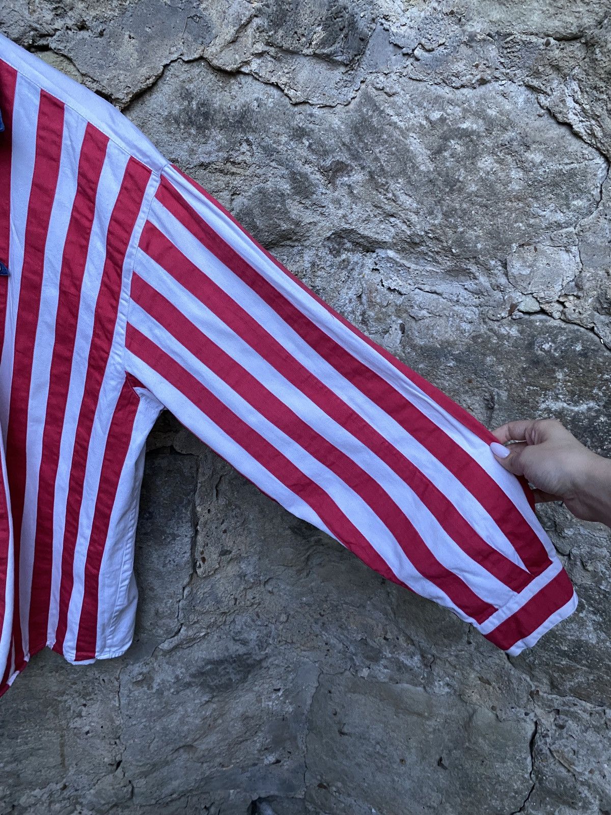Vintage Vintage 90s Stockerpoint Biker Shirt USA Flag Size US M / EU 48-50 / 2 - 6 Thumbnail