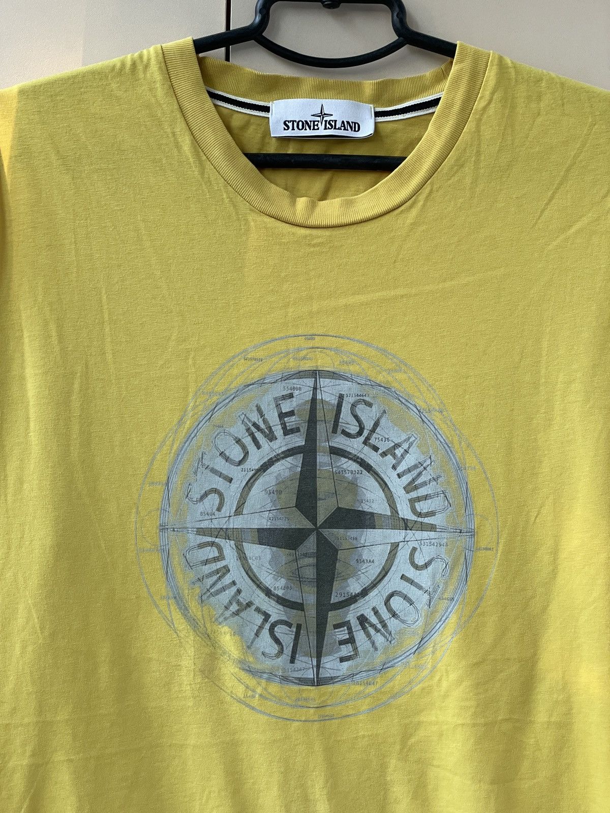 Stone Island Stone Island T shirt Yellow big logo Size US XL / EU 56 / 4 - 3 Thumbnail
