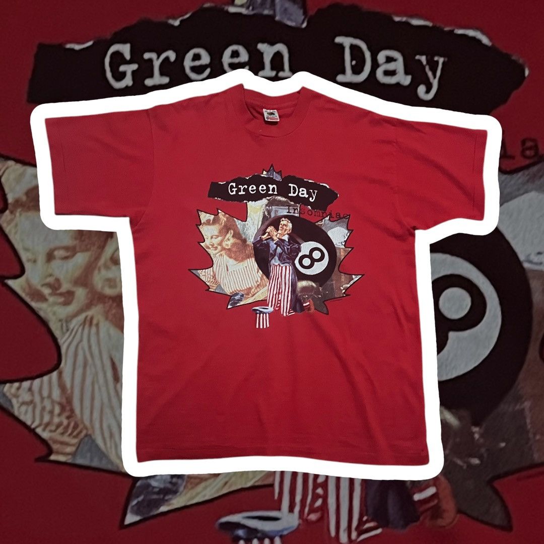 Band Tees Green Day Canadian Insomniac Tour 1995 Size US XL / EU 56 / 4 - 1 Thumbnail