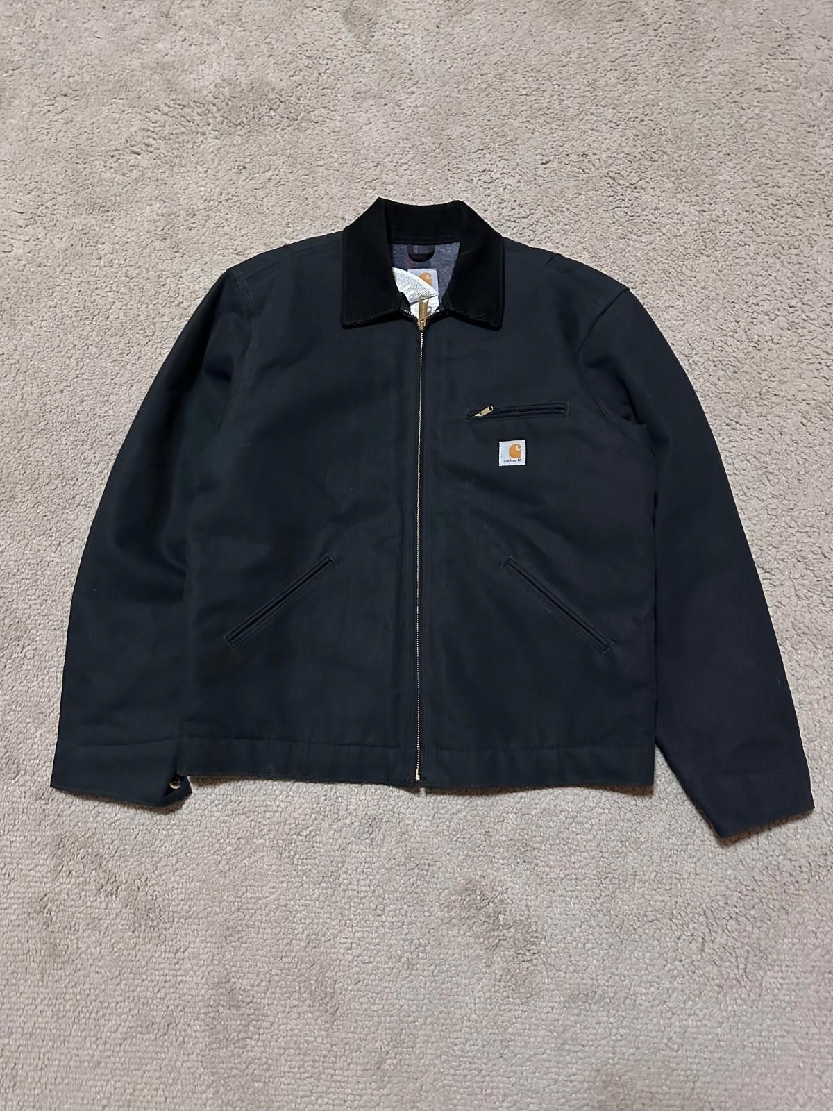Carhartt Vintage Carhartt Detroit Jacket Black Sz L Size US L / EU 52-54 / 3 - 1 Thumbnail