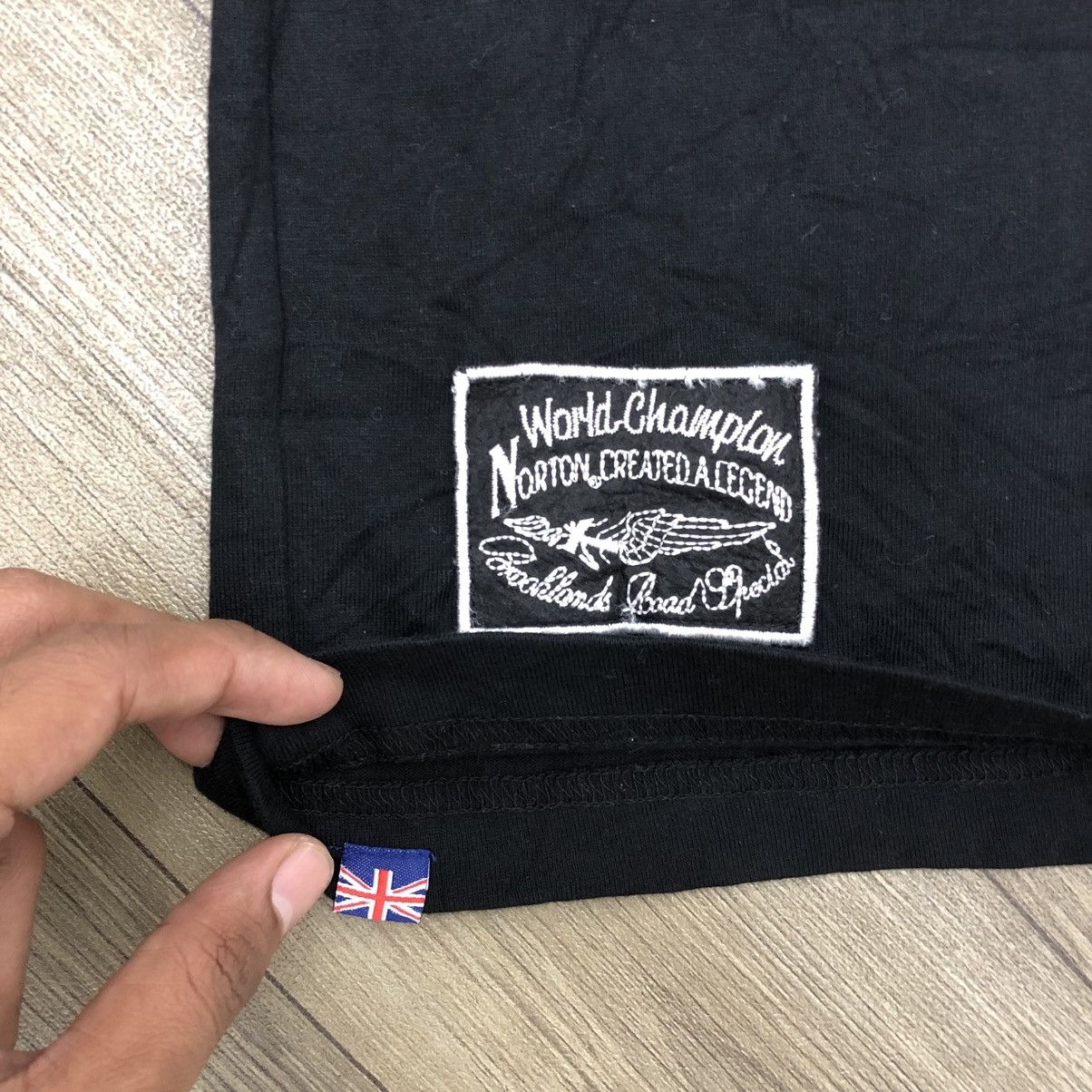 Japanese Brand × Norton 2000s Norton Motorcycle English Ducth Embroidered Tshirt Size US L / EU 52-54 / 3 - 8 Thumbnail