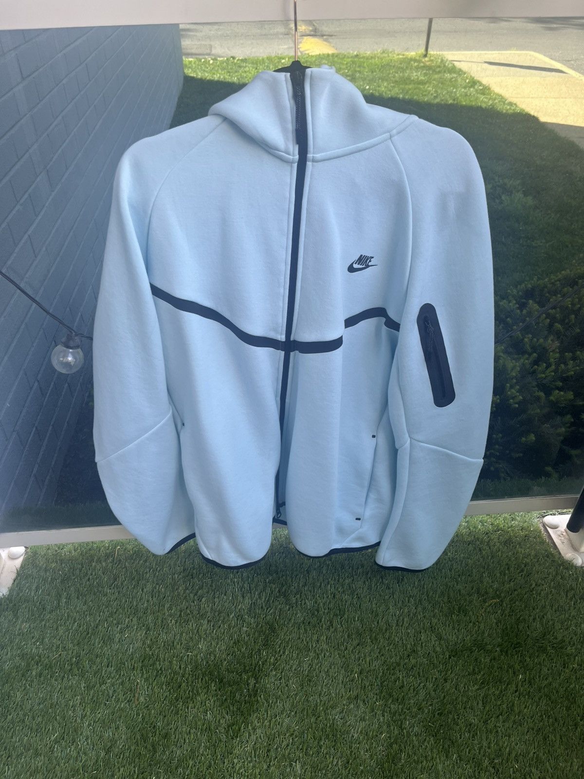 Nike Nike Sportswear Tech Fleece Hoodie Glacier Blue Size US XL / EU 56 / 4 - 7 Thumbnail