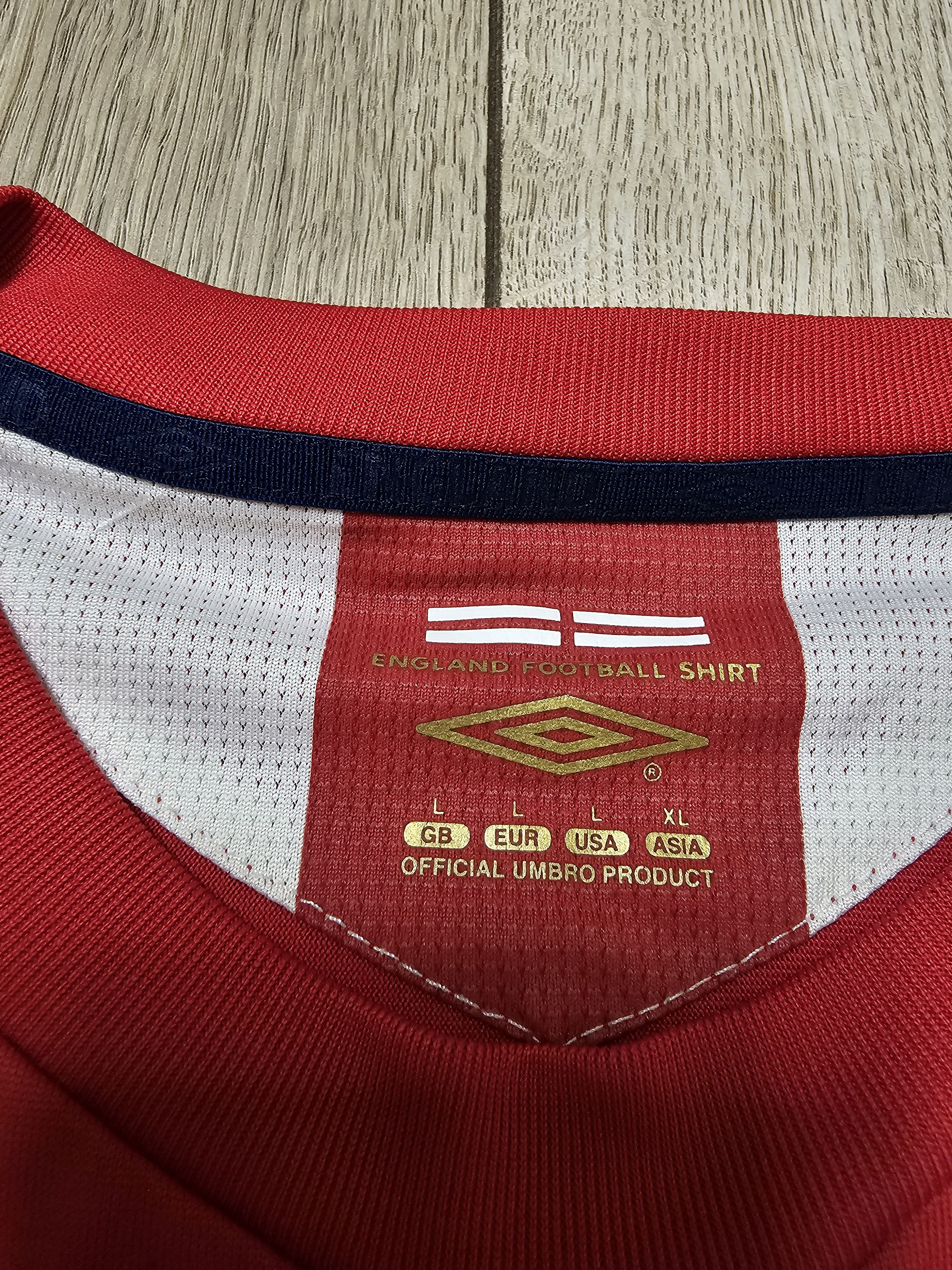 Umbro ENGLAND 2006 2008 AWAY GERRARD FOOTBALL SHIRT SOCCER JERSEY Size US L / EU 52-54 / 3 - 8 Thumbnail