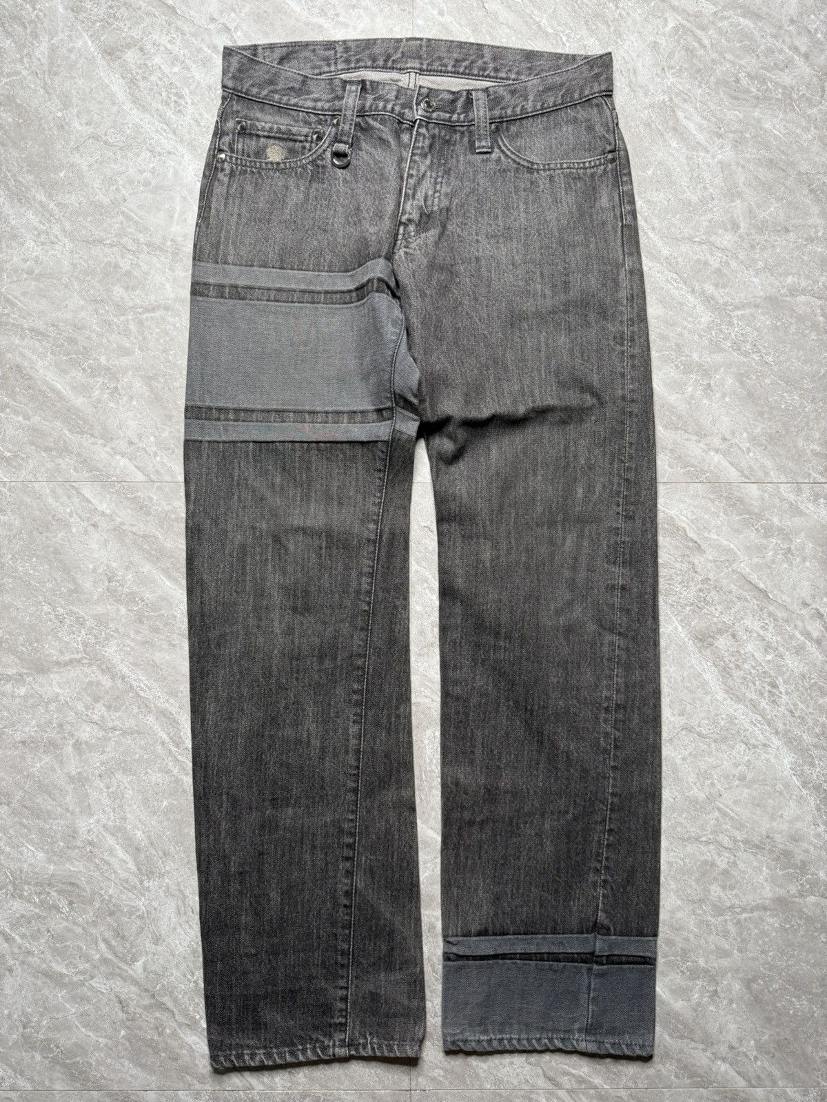 Mastermind Japan Mastermind Japan Embossed Skull Washed Jeans Size US 30 / EU 46 - 2 Thumbnail