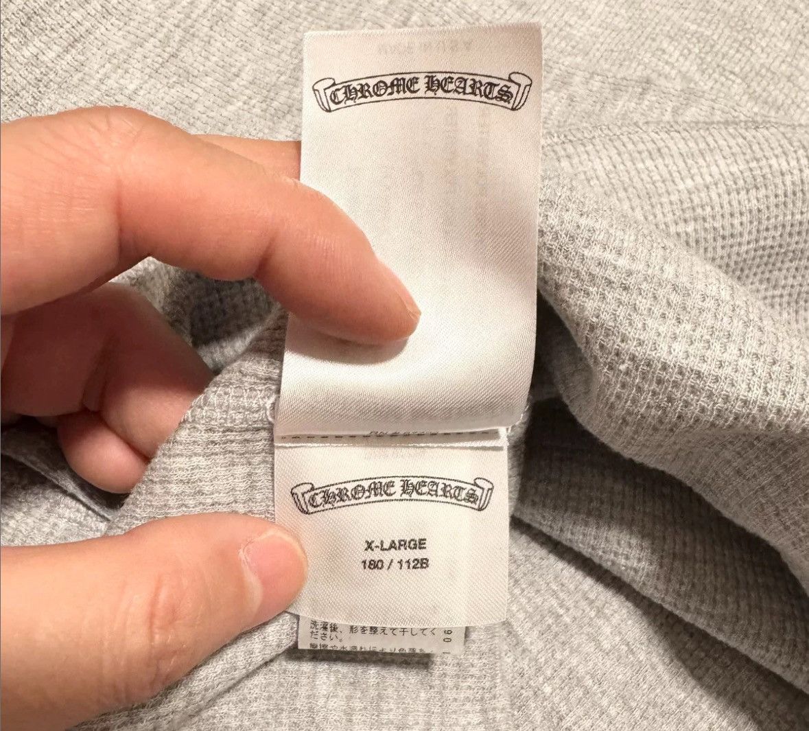 Chrome Hearts Thermal waffle vine dagger long sleeve Size US XL / EU 56 / 4 - 3 Thumbnail