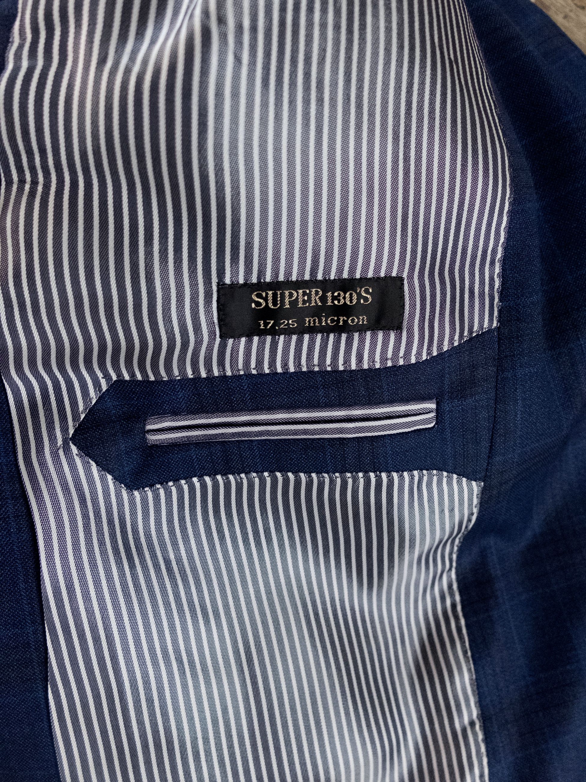Corneliani CORNELIANI blue plaid Super 130s wool sportcoat 38 48 Size 38R - 11 Thumbnail