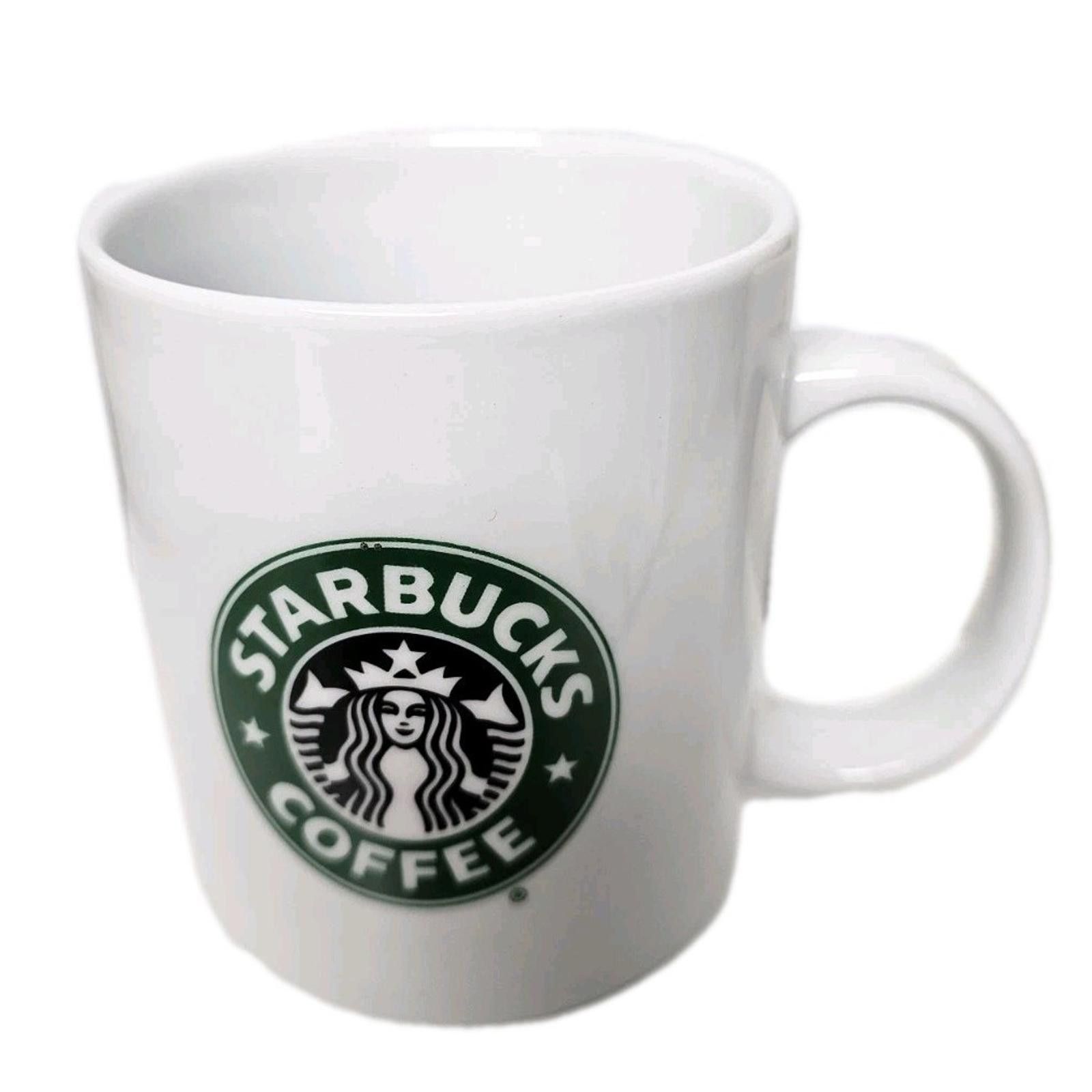 Other Vintage 1999 Starbucks Coffee Mug White Green Siren Mermaid Size ONE SIZE - 2 Thumbnail