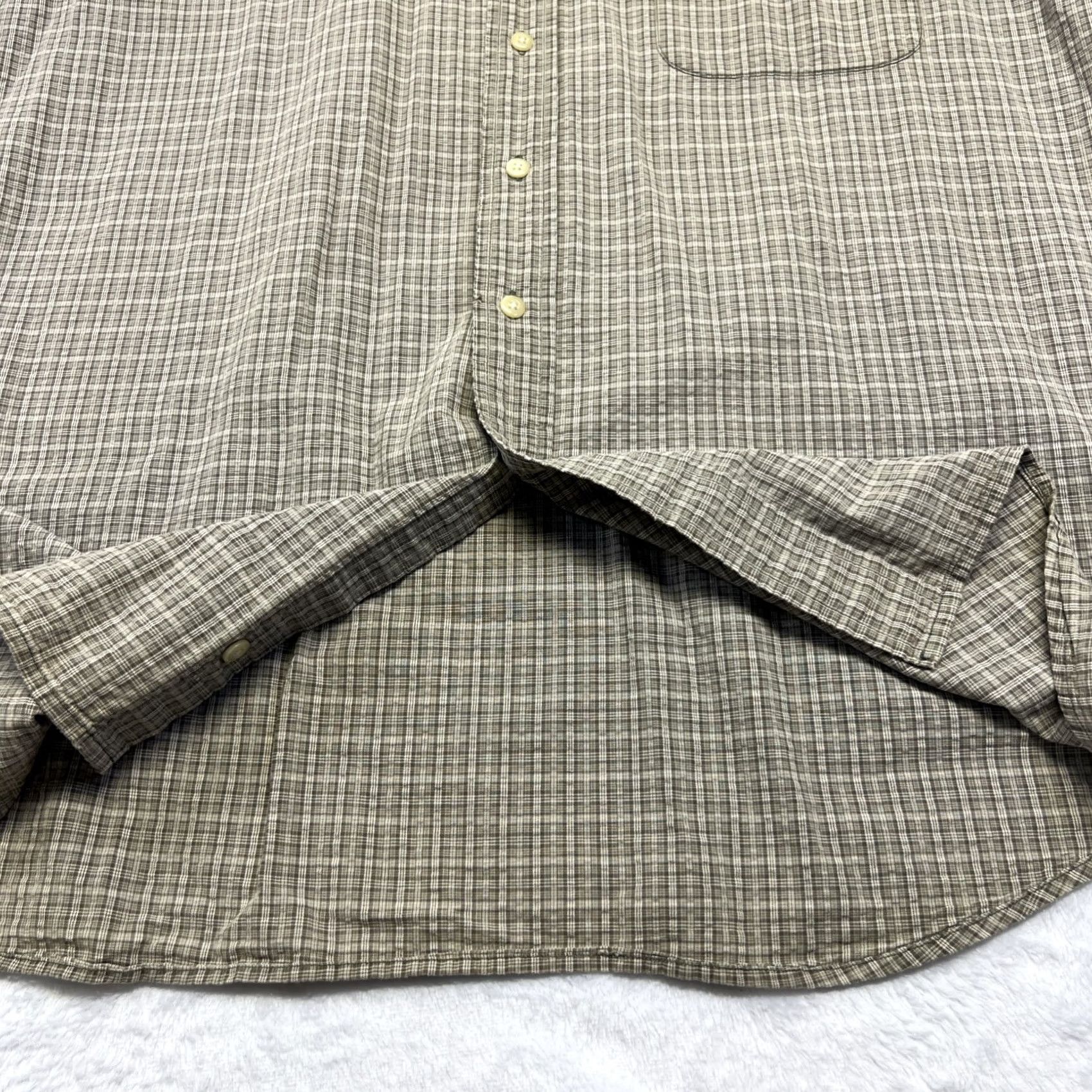 Eddie Bauer VINTAGE Eddie Bauer Plaid Brown Button-Up Shirt Mens 3XL Short Sleeve Button-Up, Hong Kong Size US 39 - 5 Thumbnail