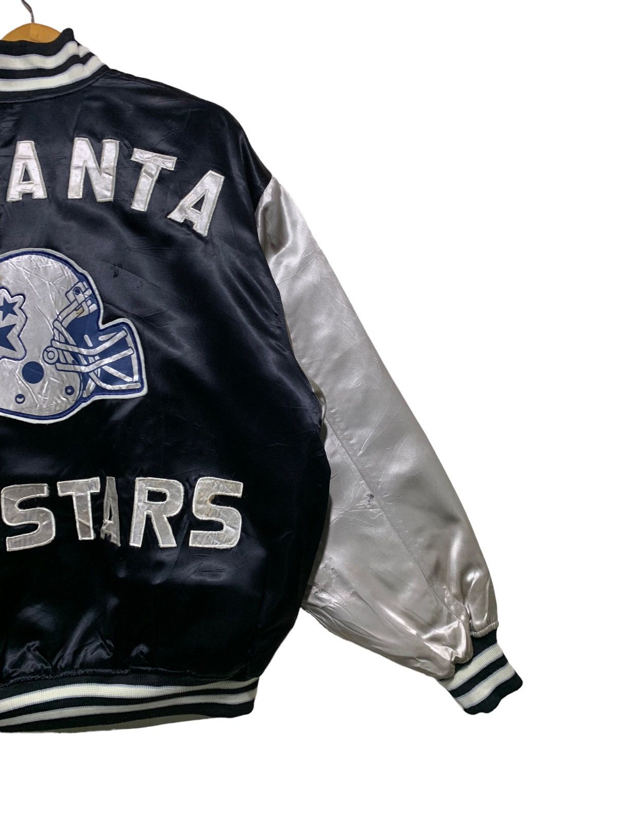 MLB 🔥VTG ATLANTA ALL STARS VARSITY JACKETS SATEEN Size US L / EU 52-54 / 3 - 3 Thumbnail