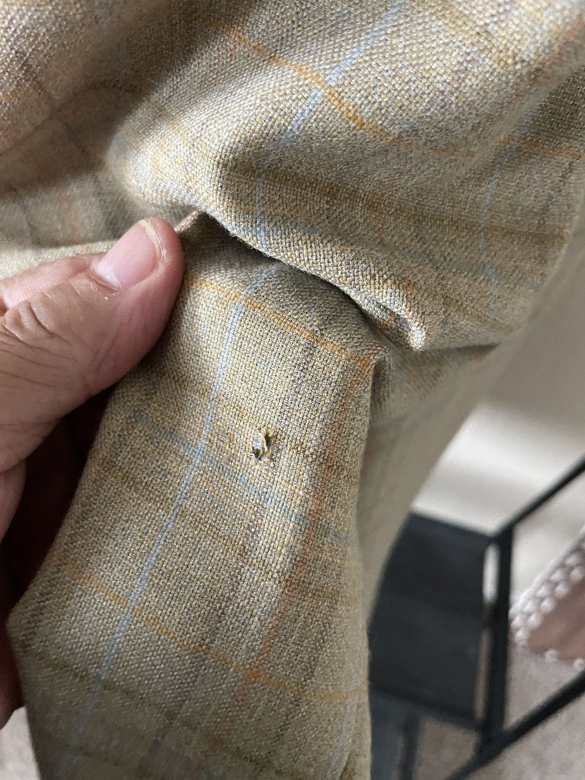 Brioni Nomentano Plaid 100% wool Blazer Size 44R - 4 Thumbnail