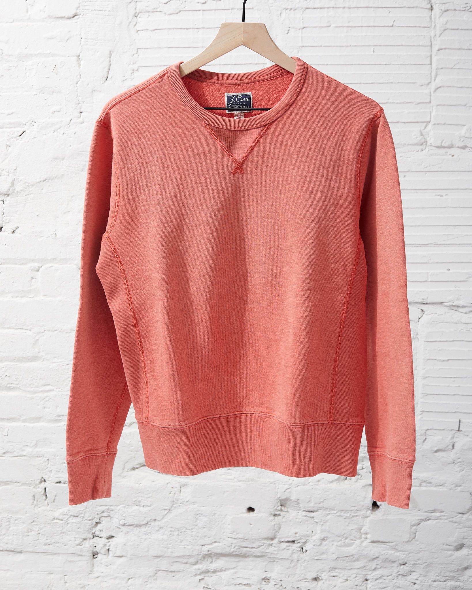 J crew vintage fleece sweatshirt hotsell