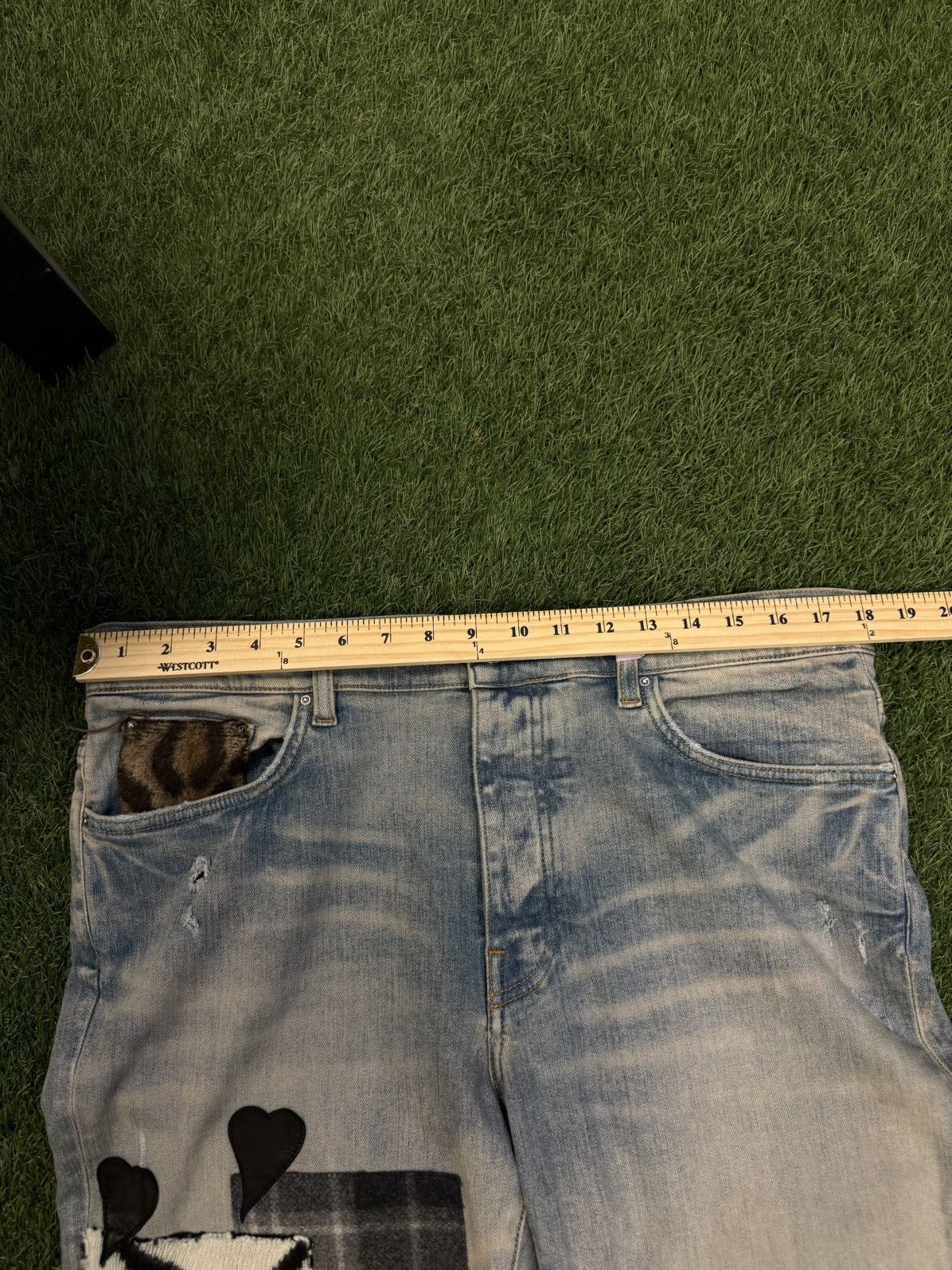 Amiri Amiri Art Patch Denim Pants Size 36 CLEAN 🧼 Size US 36 / EU 52 - 17 Thumbnail