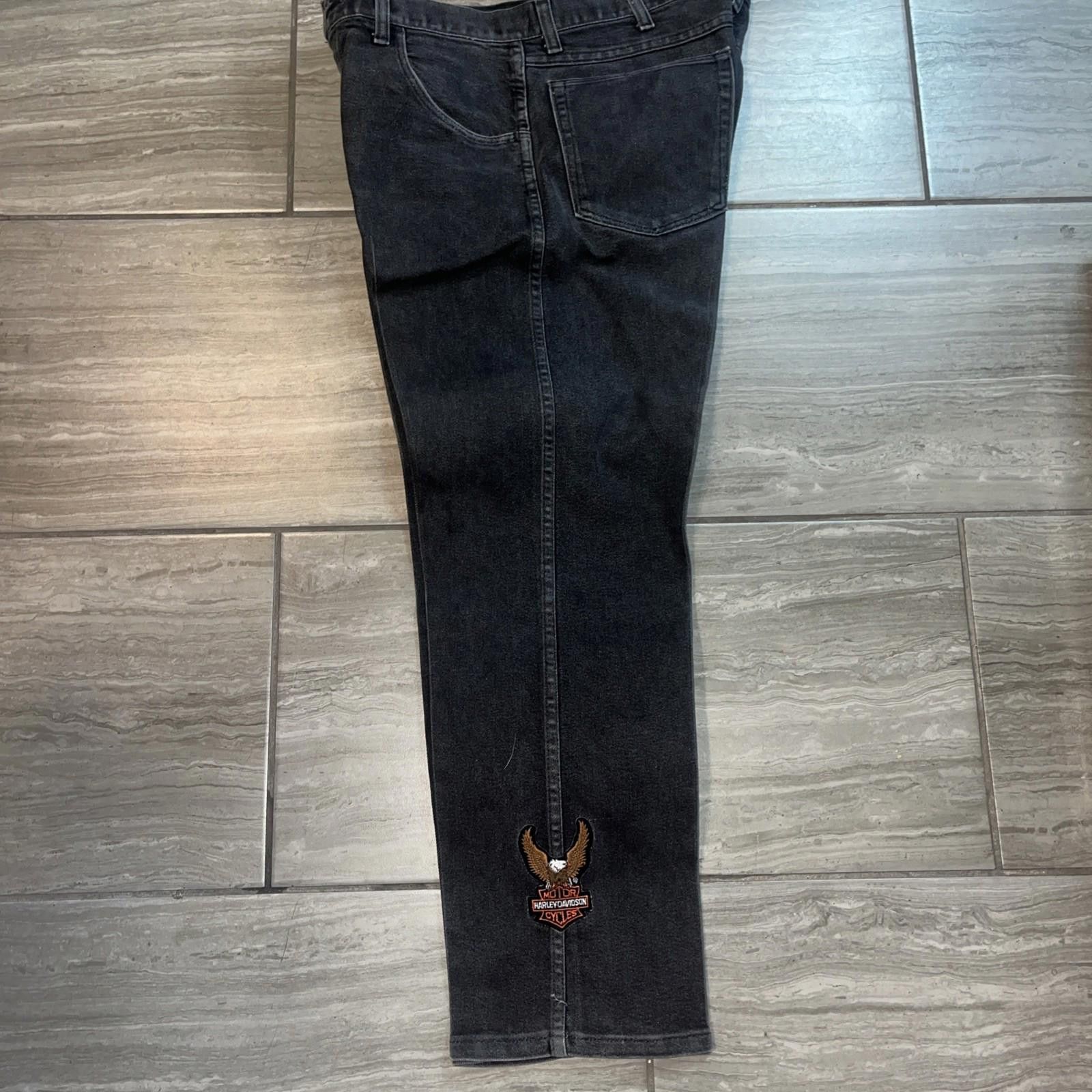 Wrangler Wrangler Harley Davidson Black Jeans Size 36x30 Size US 36 / EU 52 - 4 Thumbnail