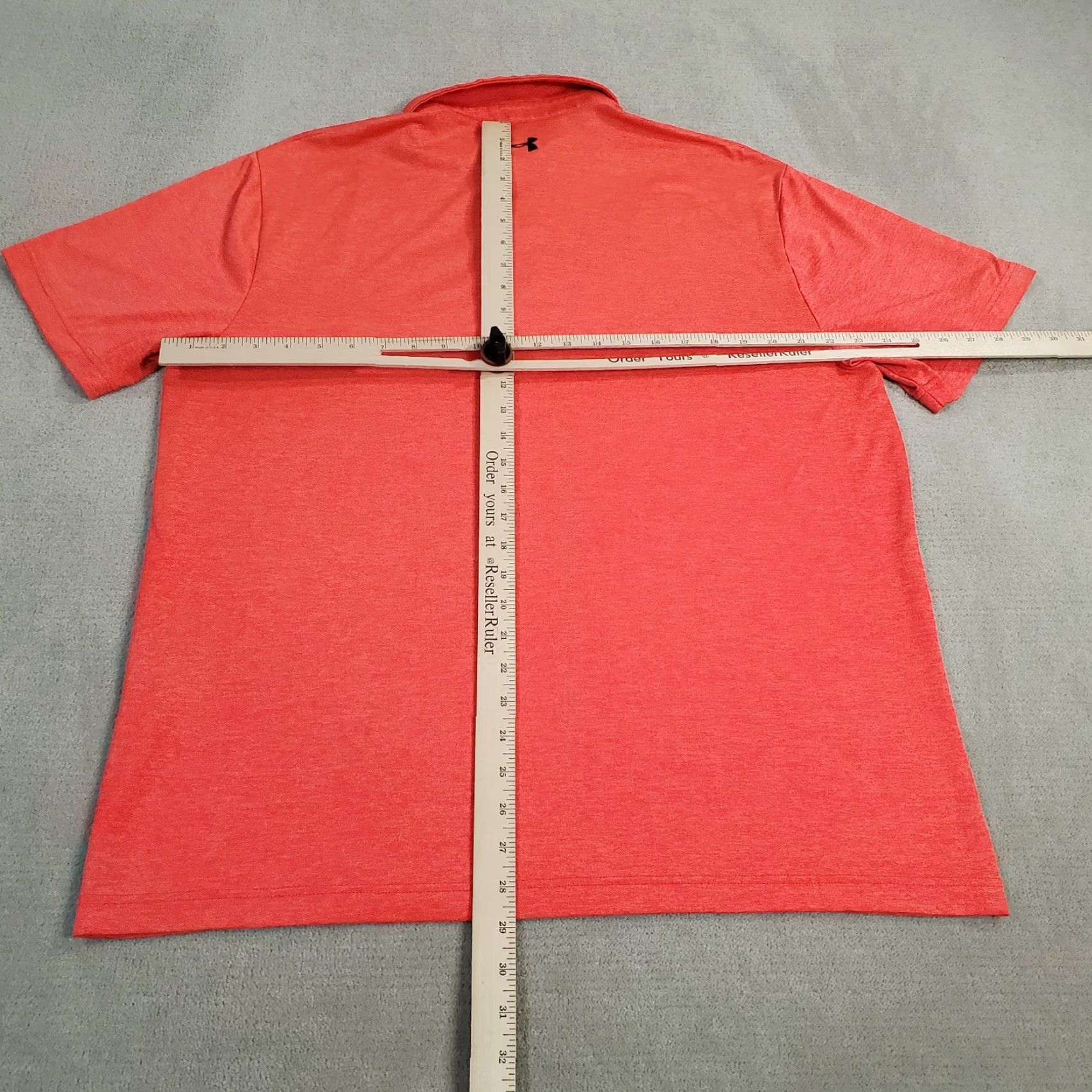 Under Armour Under Armour Polo Shirt Mens Extra Large Orange Playoff Performance Stretch Size US XL / EU 56 / 4 - 5 Thumbnail