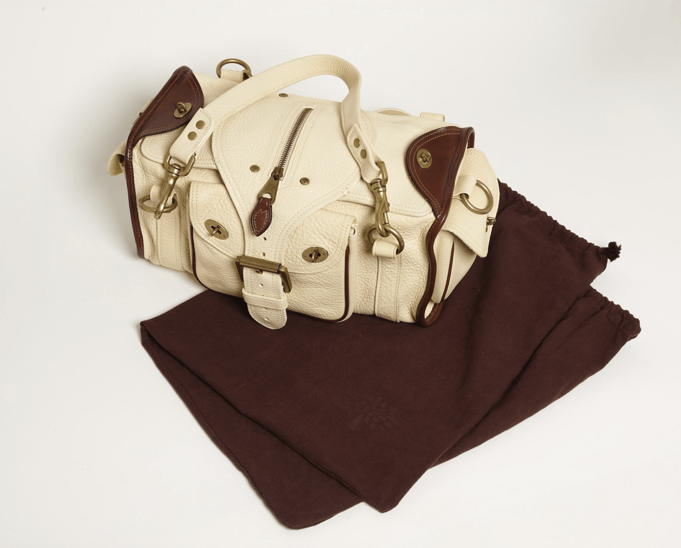 Mulberry Mulberry Vintage Emmy Darwin Cream Bag Size ONE SIZE - 10 Thumbnail