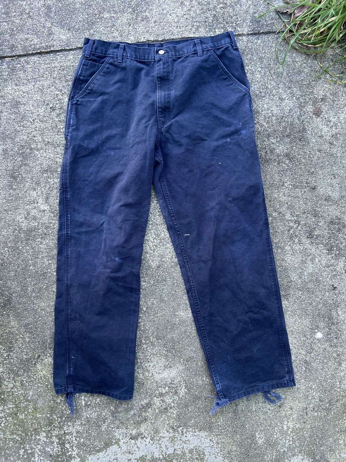 Carhartt Baggy Navy Carhartt Pants Size US 38 / EU 54 - 1 Thumbnail
