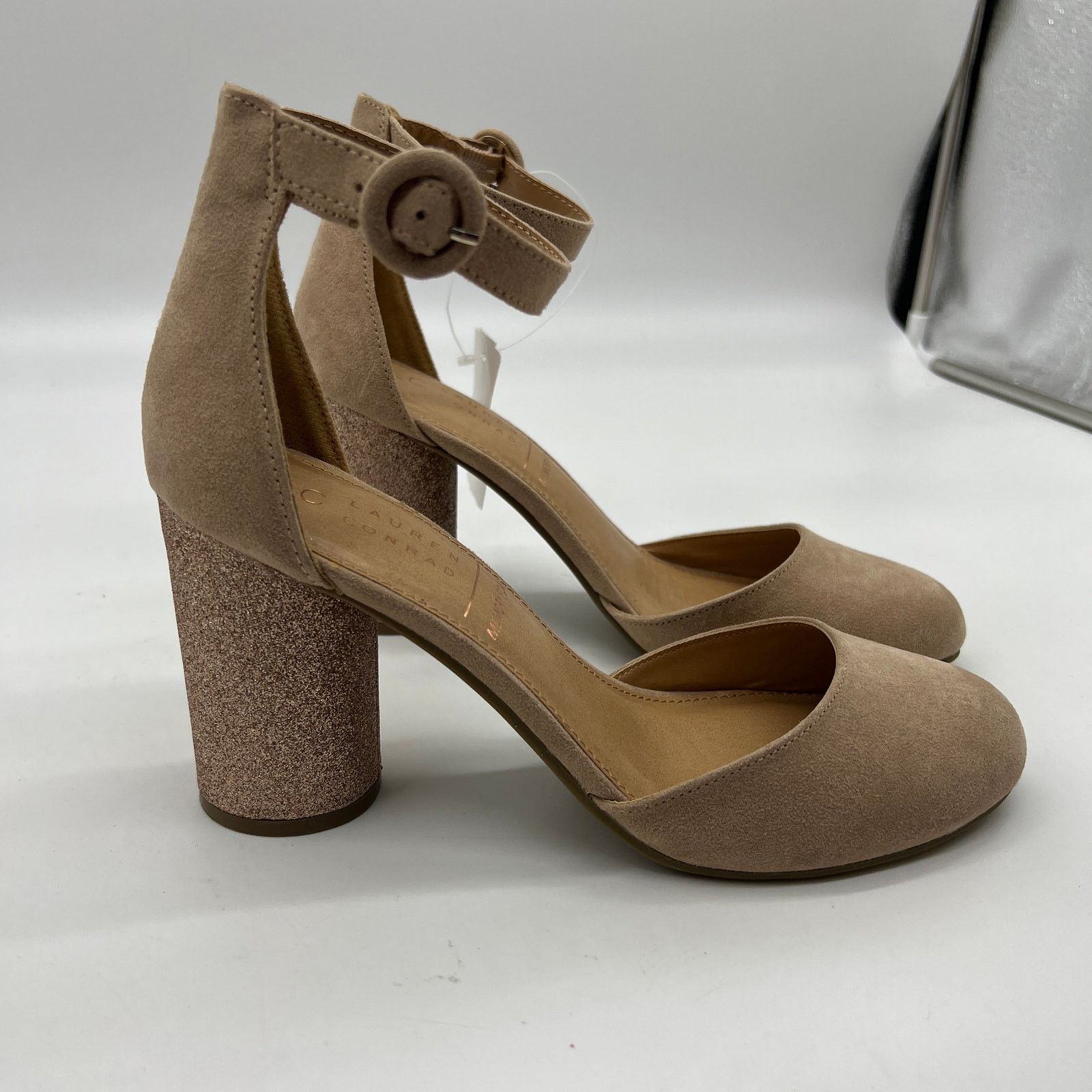 Other Lauren Conrad Women's High Heels Natural/Rose Gold Size 8.5 Size US 8.5 / IT 38.5 - 8 Thumbnail