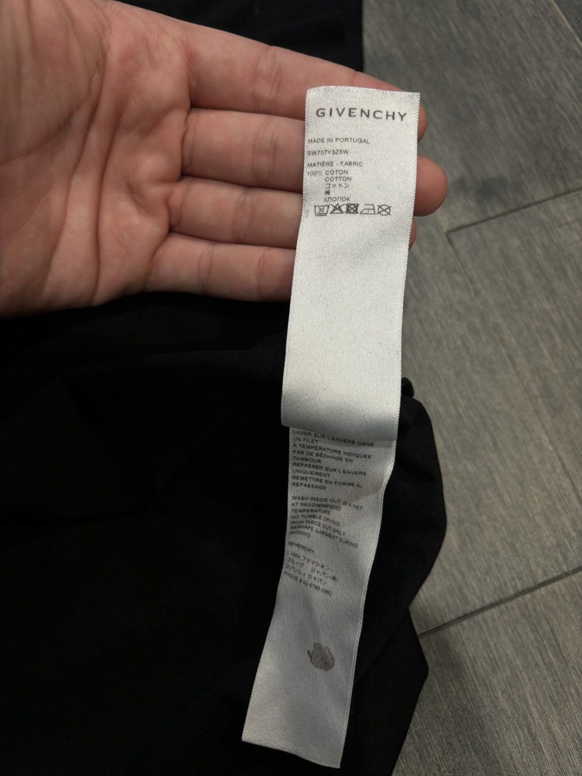 Givenchy Givenchy logo T shirt black Size US XS / EU 42 / 0 - 4 Thumbnail
