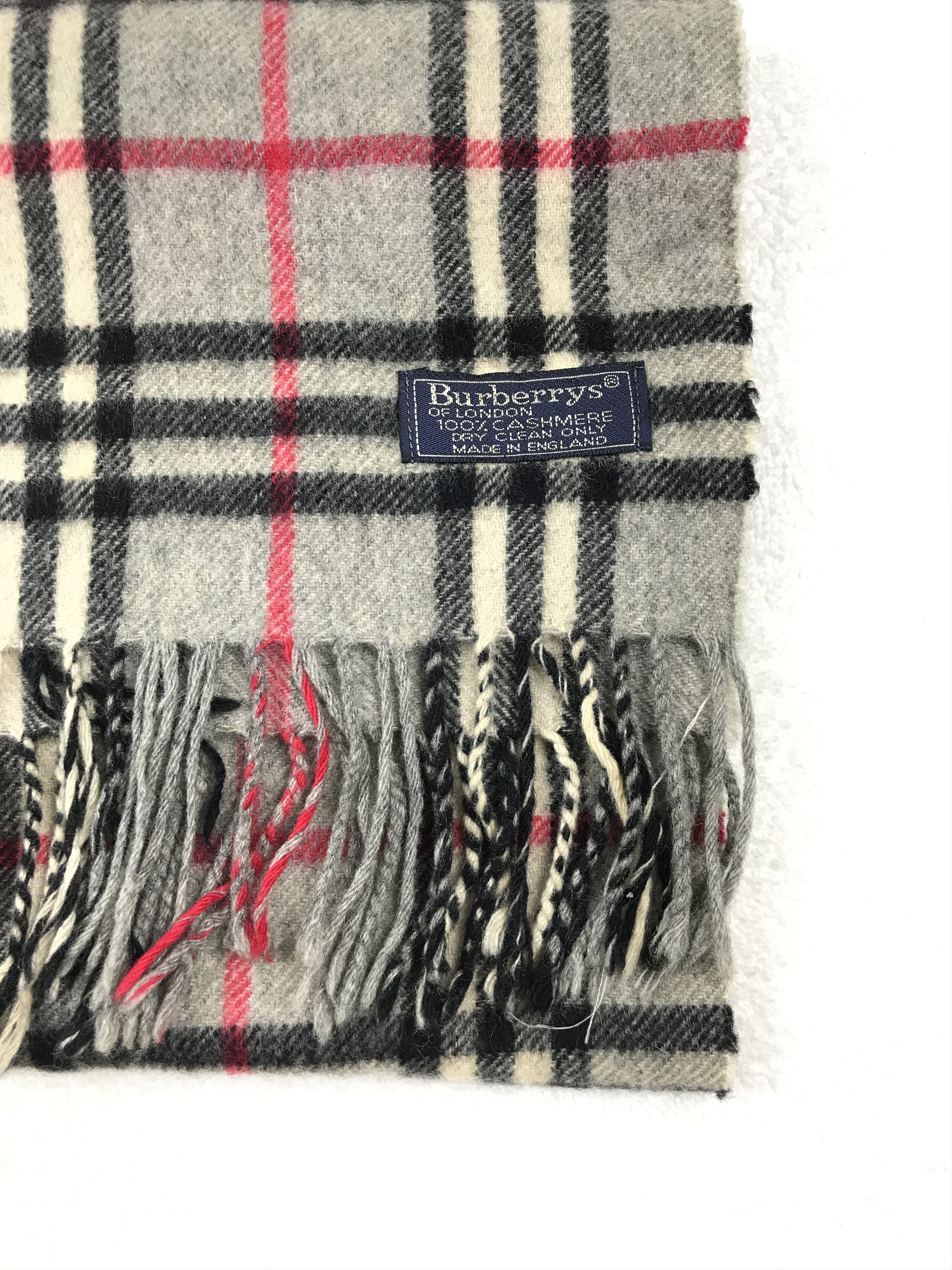 Burberry × Vintage Vintage Burberry Scarf Muffler Wool Cashmere Novacheck Size ONE SIZE - 3 Thumbnail