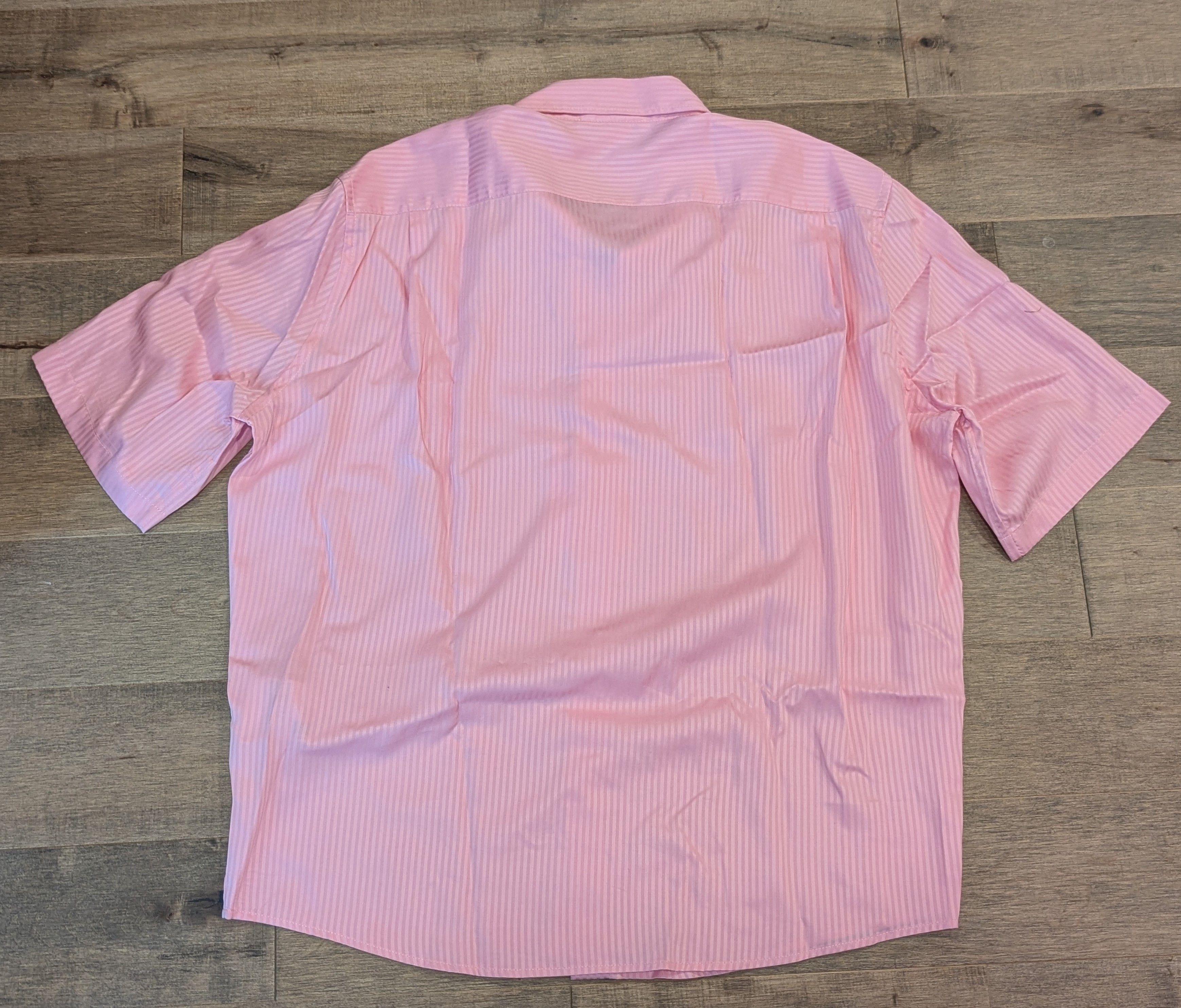 Acne Studios ACNE STUDIOS Tonal Stripe SS Button Up Shirt Pink 50 Size US M / EU 48-50 / 2 - 4 Thumbnail