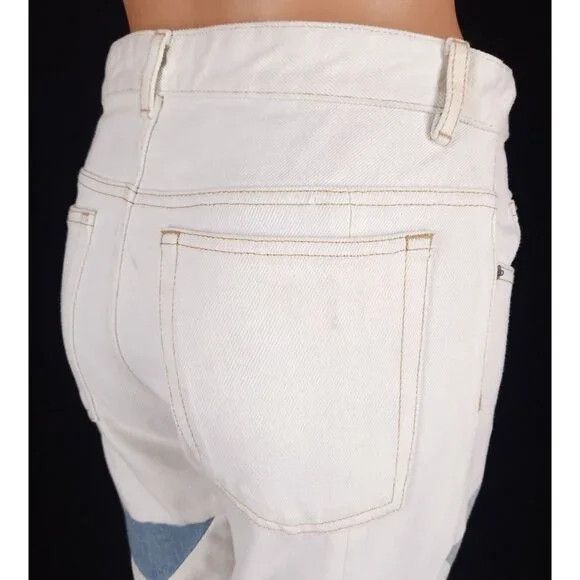 Isabel Marant Etoile Isabel Marant Etoile Lea Patchwork Star Jeans FR 34 x 30 XS Size 27" / US 4 / IT 40 - 10 Thumbnail