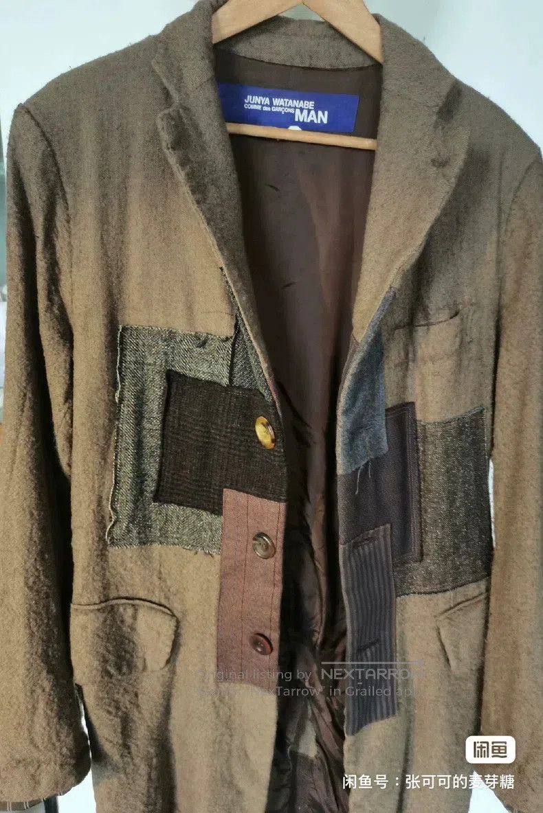 Junya Watanabe JUNYA WATANABE Men's Wool Coat. Size US S / EU 44-46 / 1 - 3 Thumbnail