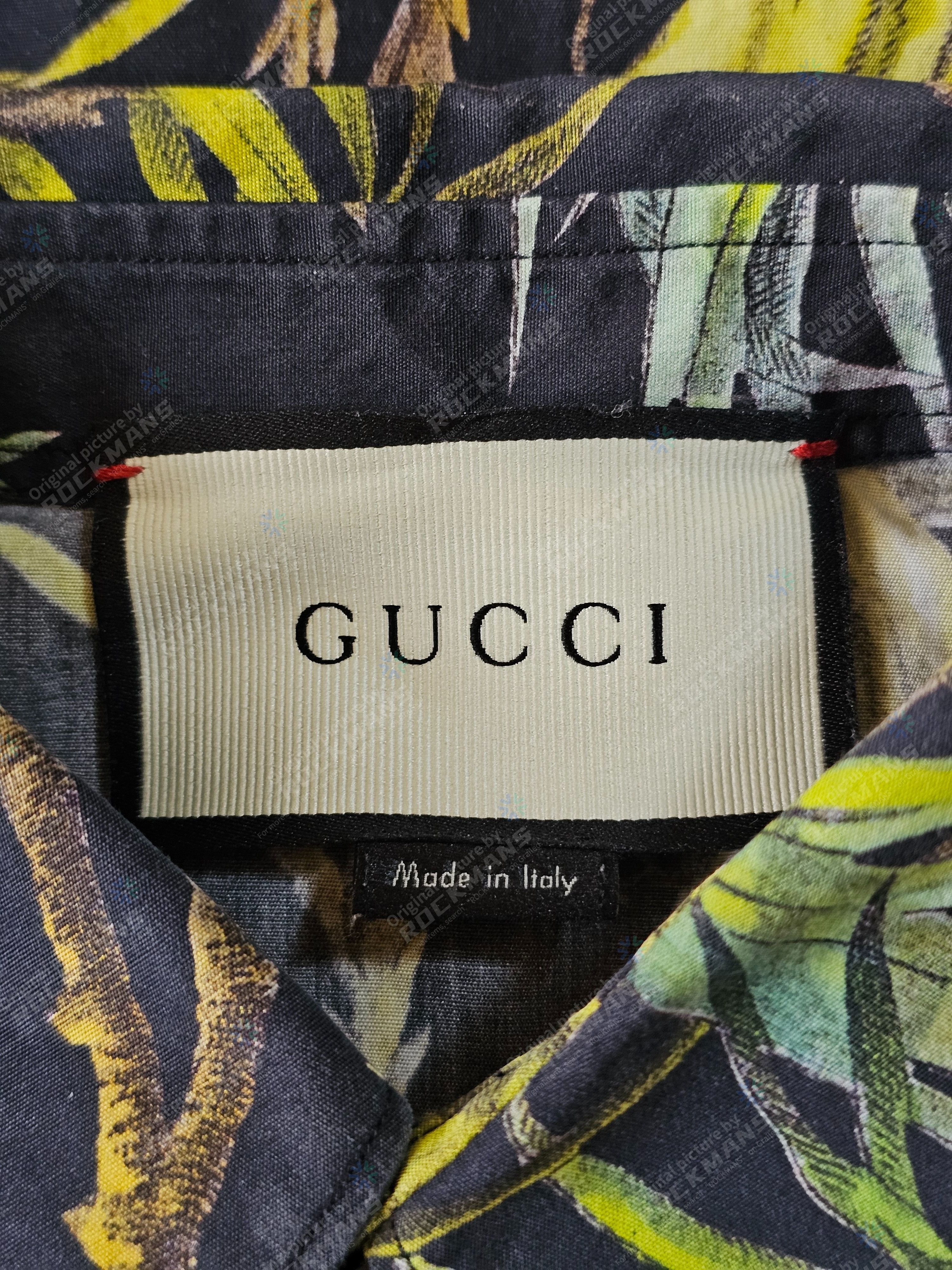 Gucci Gucci Unisex Tropical Shirt Size 37 Size S / US 4 / IT 40 - 4 Thumbnail