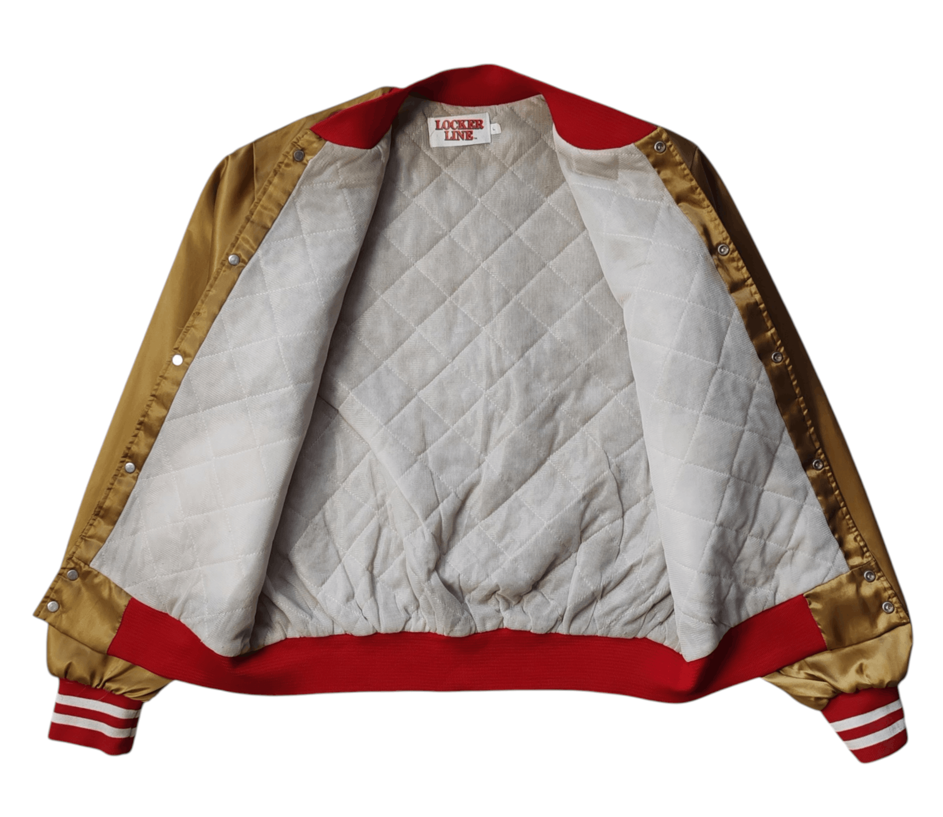 NFL 80s Vintage San Francisco 49ers Satin Jacket size Large Size US L / EU 52-54 / 3 - 4 Thumbnail