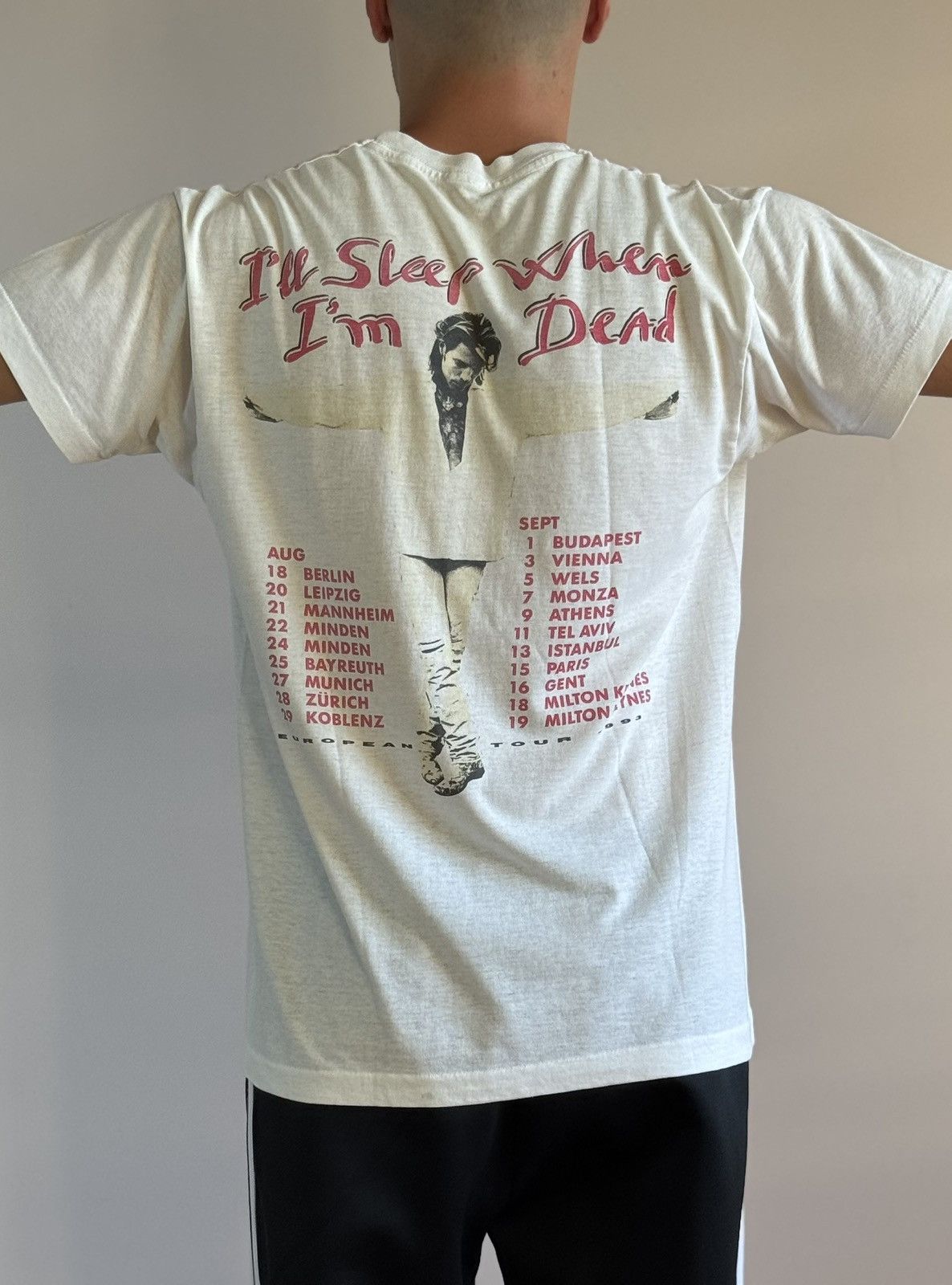 Band Tees Vintage 1993 Bon Jovi Keep The Faith T-shirt Tee Size US M / EU 48-50 / 2 - 15 Thumbnail