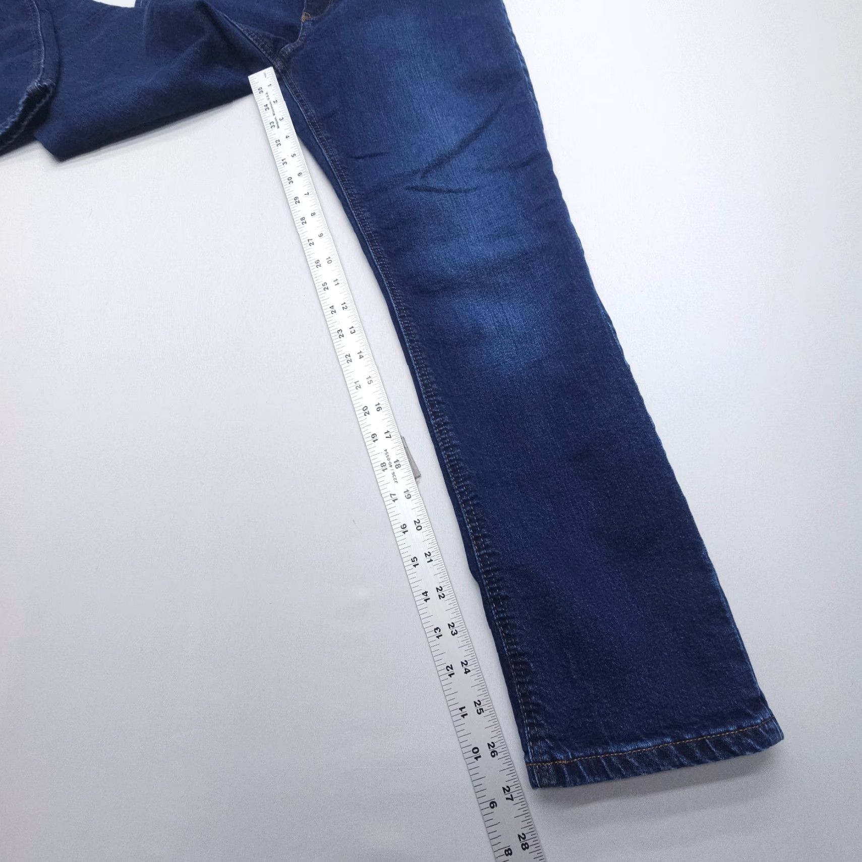 Mott & Bow Mott & Bow Jeans Boyfriend Dark Wash Denim Mid Rise 26 x 28 Blue Stretch Regular Women Jeans Size 26" / US 2 / IT 38 - 5 Thumbnail