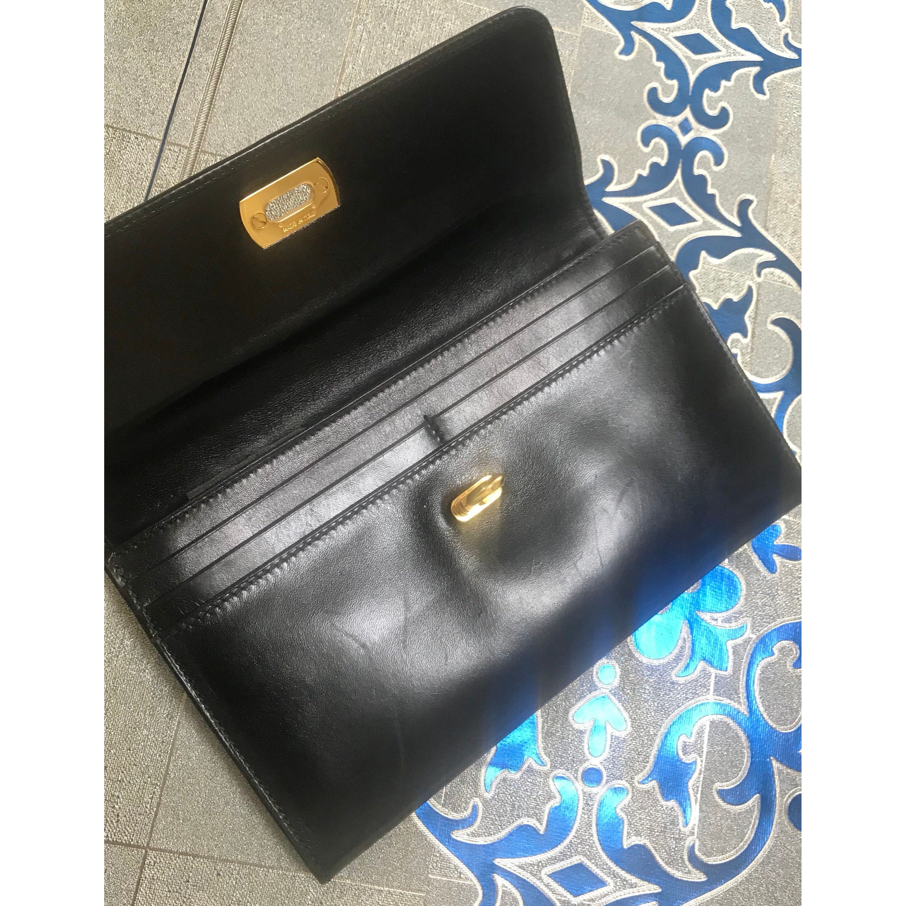Salvatore Ferragamo Vintage Salvatore Ferragamo Gancini black leather wallet Size ONE SIZE - 8 Thumbnail
