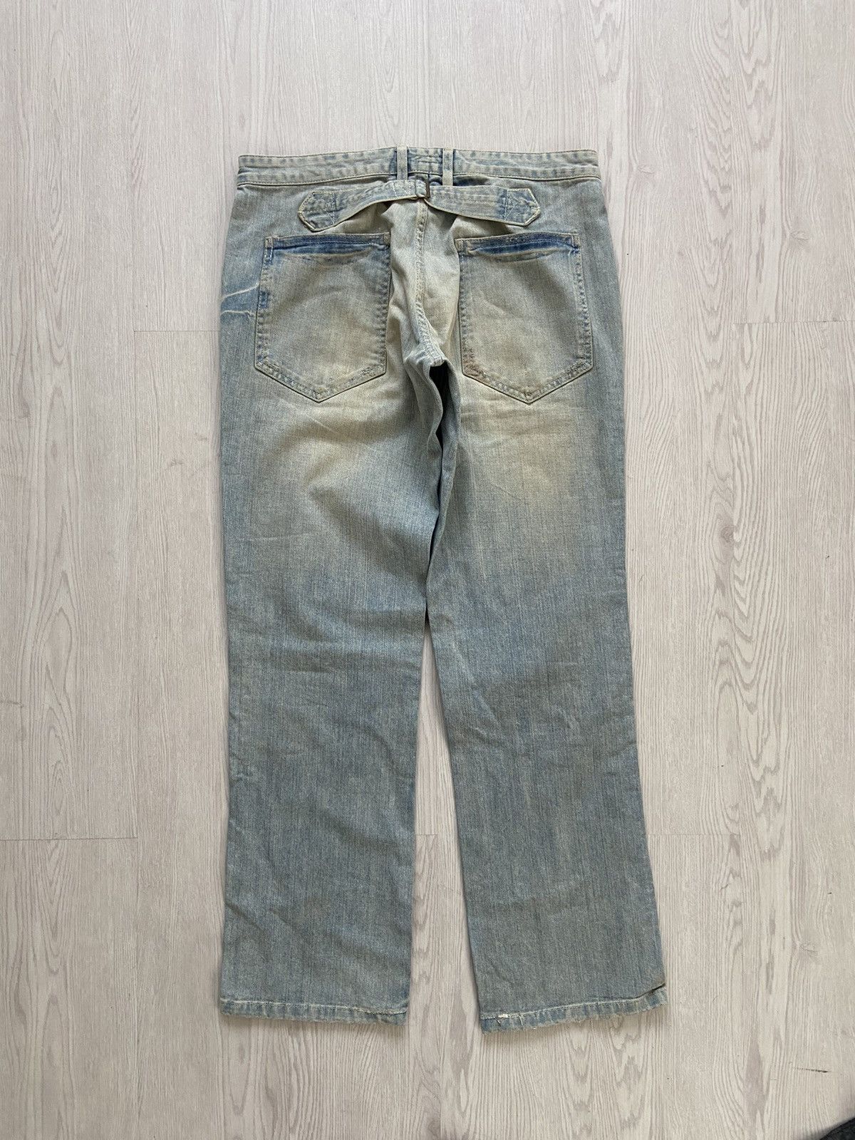 Ralph Lauren Vintage Ralph Lauren Zigzag Buckle Back Baker Denim Size US 34 / EU 50 - 5 Thumbnail