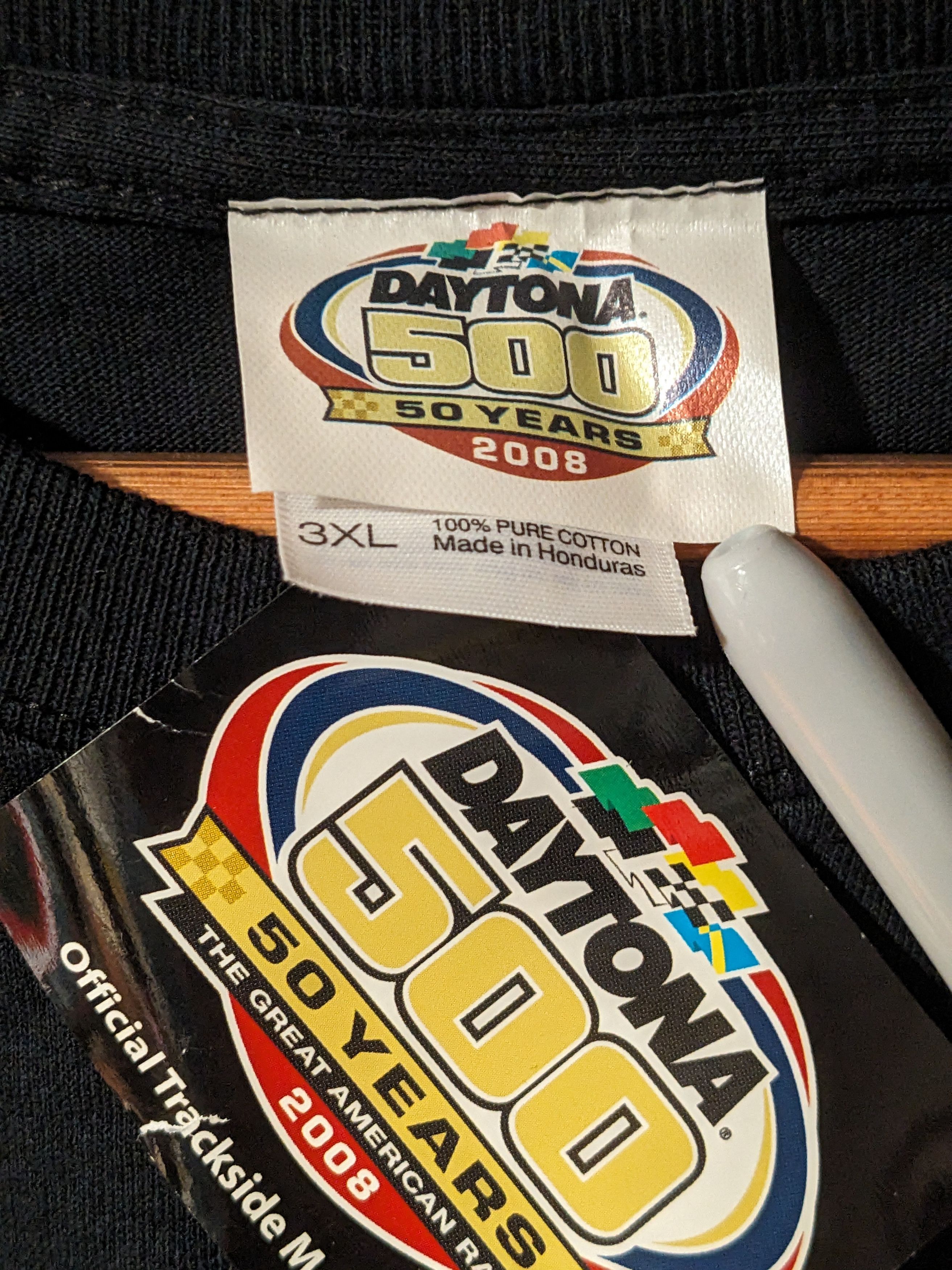 NASCAR × Vintage Vintage 2008 Daytona 500 50 years Nascar Racing T-Shirt Size US XXL / EU 58 / 5 - 5 Thumbnail