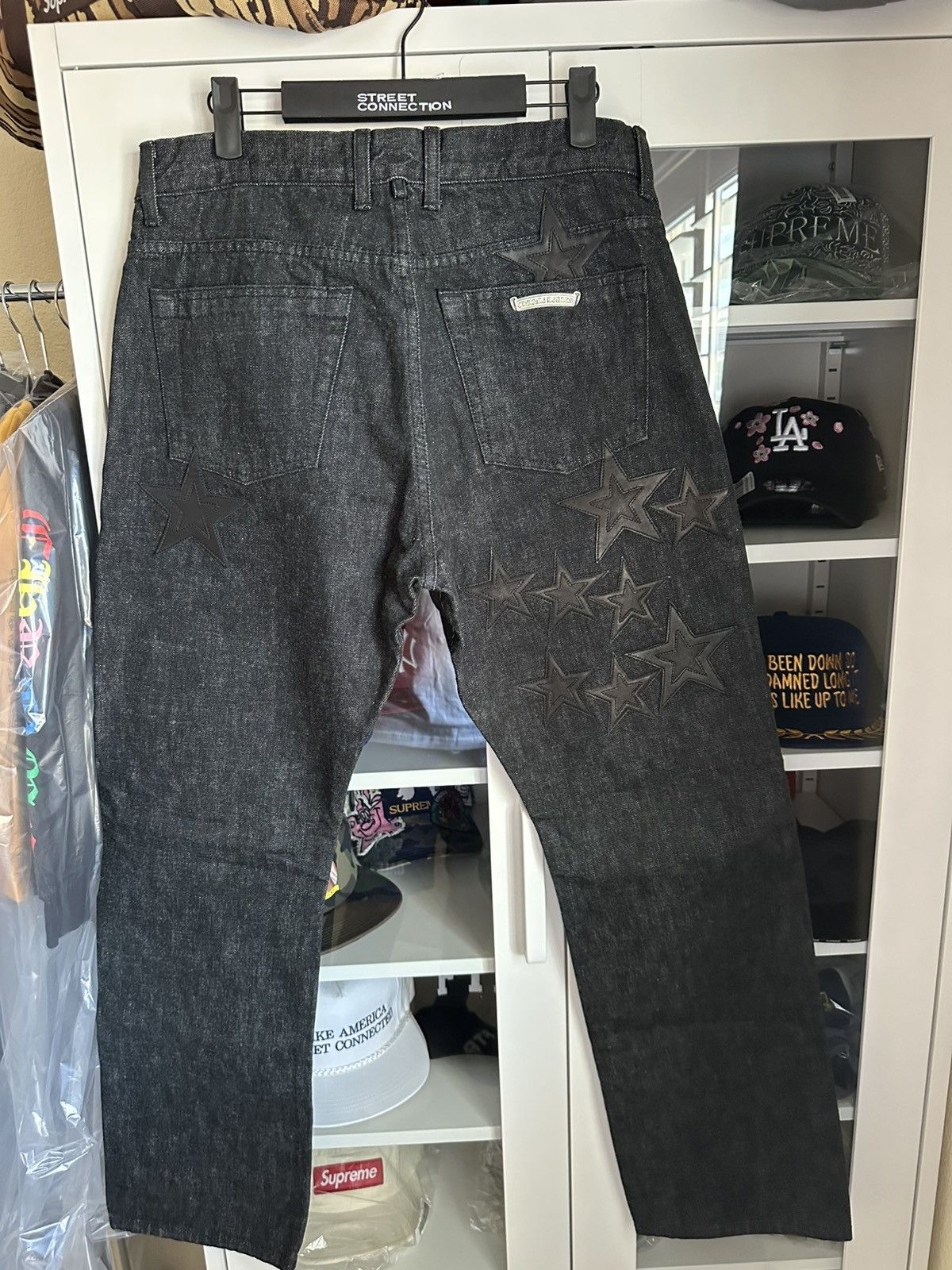 Chrome Hearts CHROME HEARTS STAR PATCH DENIM SIZE 34 JEANS IN HOUSE Size US 34 / EU 50 - 9 Thumbnail