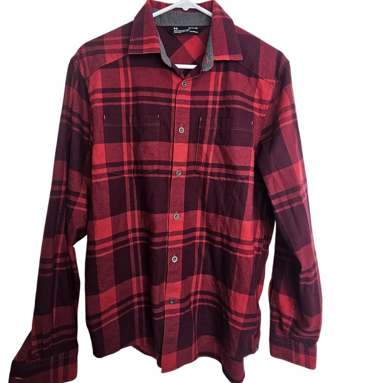 Under Armour Under Armour Mens Plaid Flannel Shirt Coldgear S Gorpcore Size US S / EU 44-46 / 1 - 1 Thumbnail