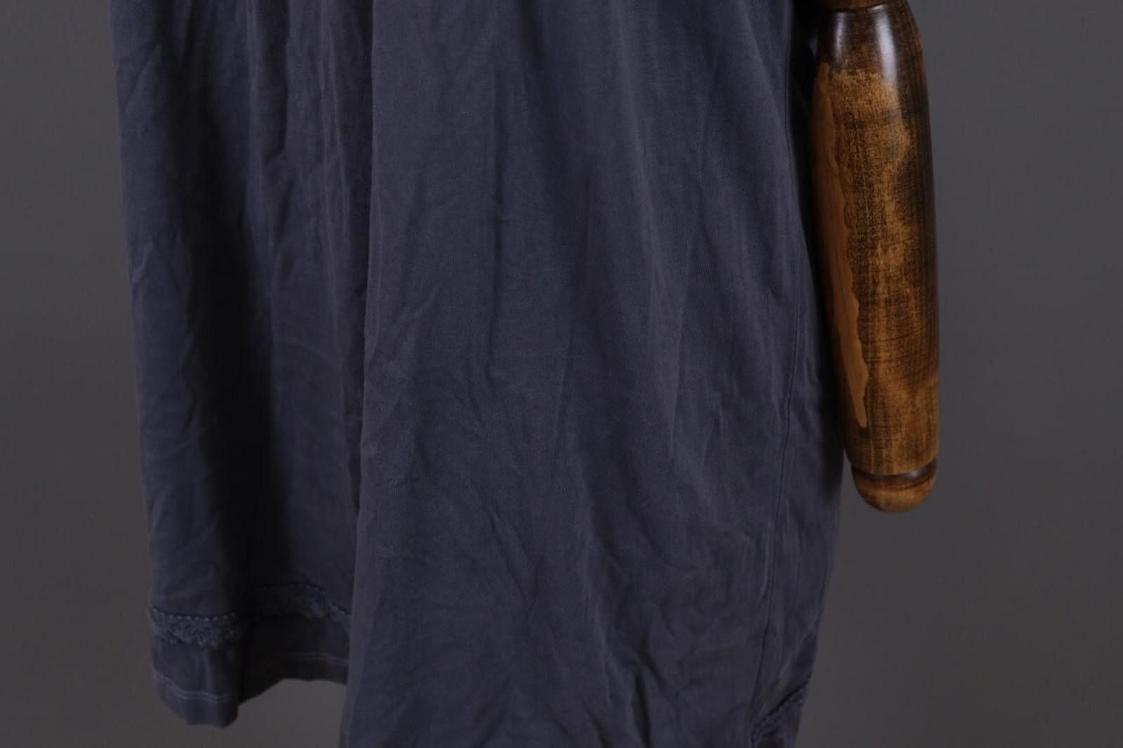 Designer Deerberg by Oska Gray Embroidered Relaxed Knee Dress Size L Size L / US 10 / IT 46 - 7 Thumbnail