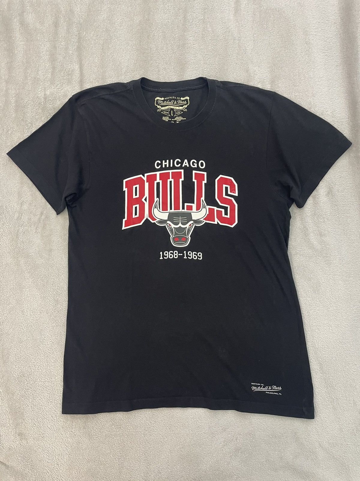 Mitchell & Ness × NBA × Vintage Vintage Mitchell & Ness x Chicago Bulls T-Shirt - Size L Size US L / EU 52-54 / 3 - 2 Thumbnail