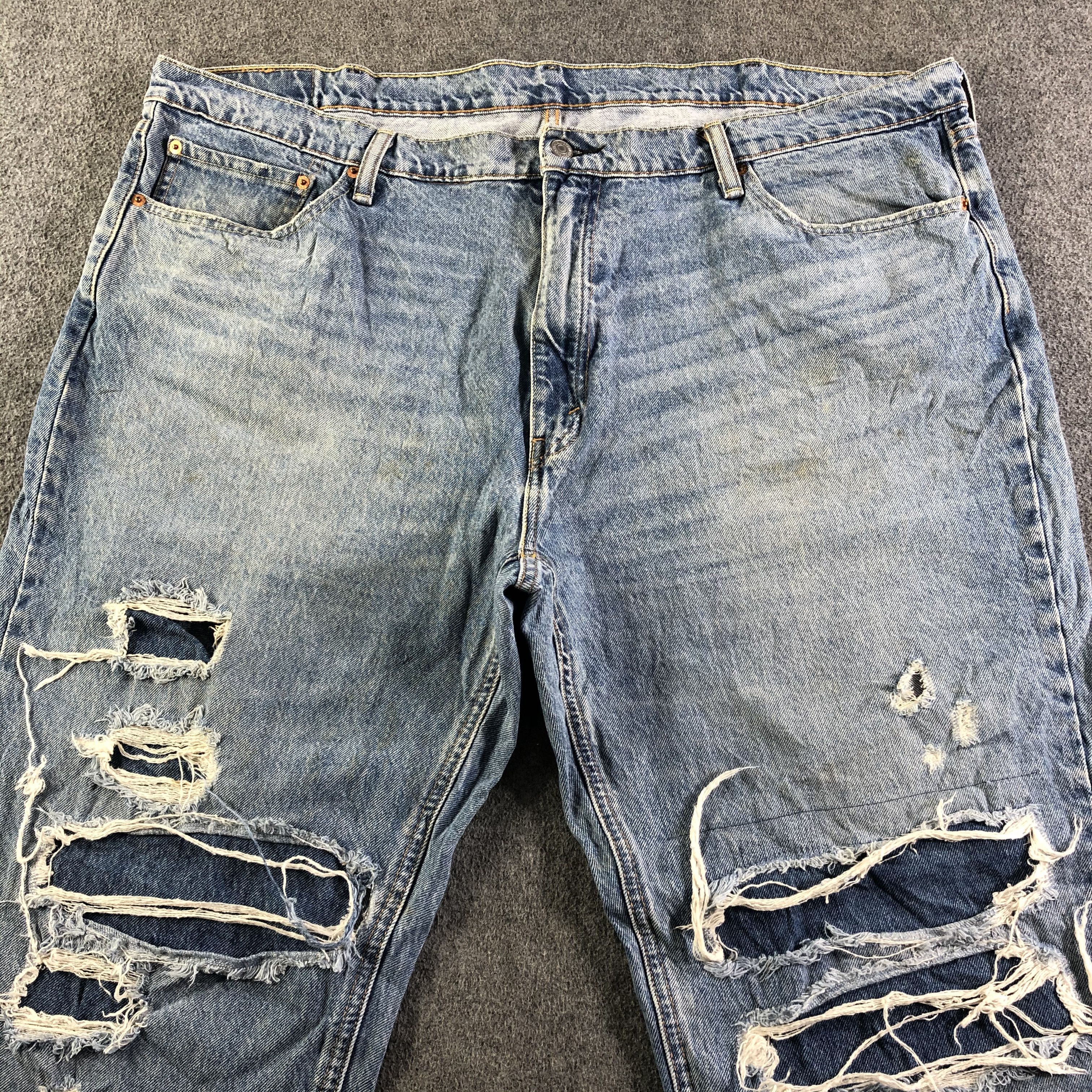 Levi's Vintage Blue Wash Levis 541 Jeans-J4276 Size US 44 / EU 60 - 3 Thumbnail