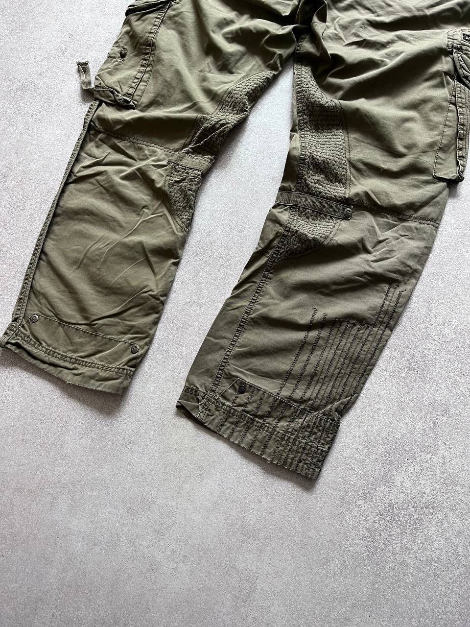 Japanese Brand Vintage Archival Avantgarde Baggy Opium Cargo Pants Y2K M Size US 32 / EU 48 - 9 Thumbnail