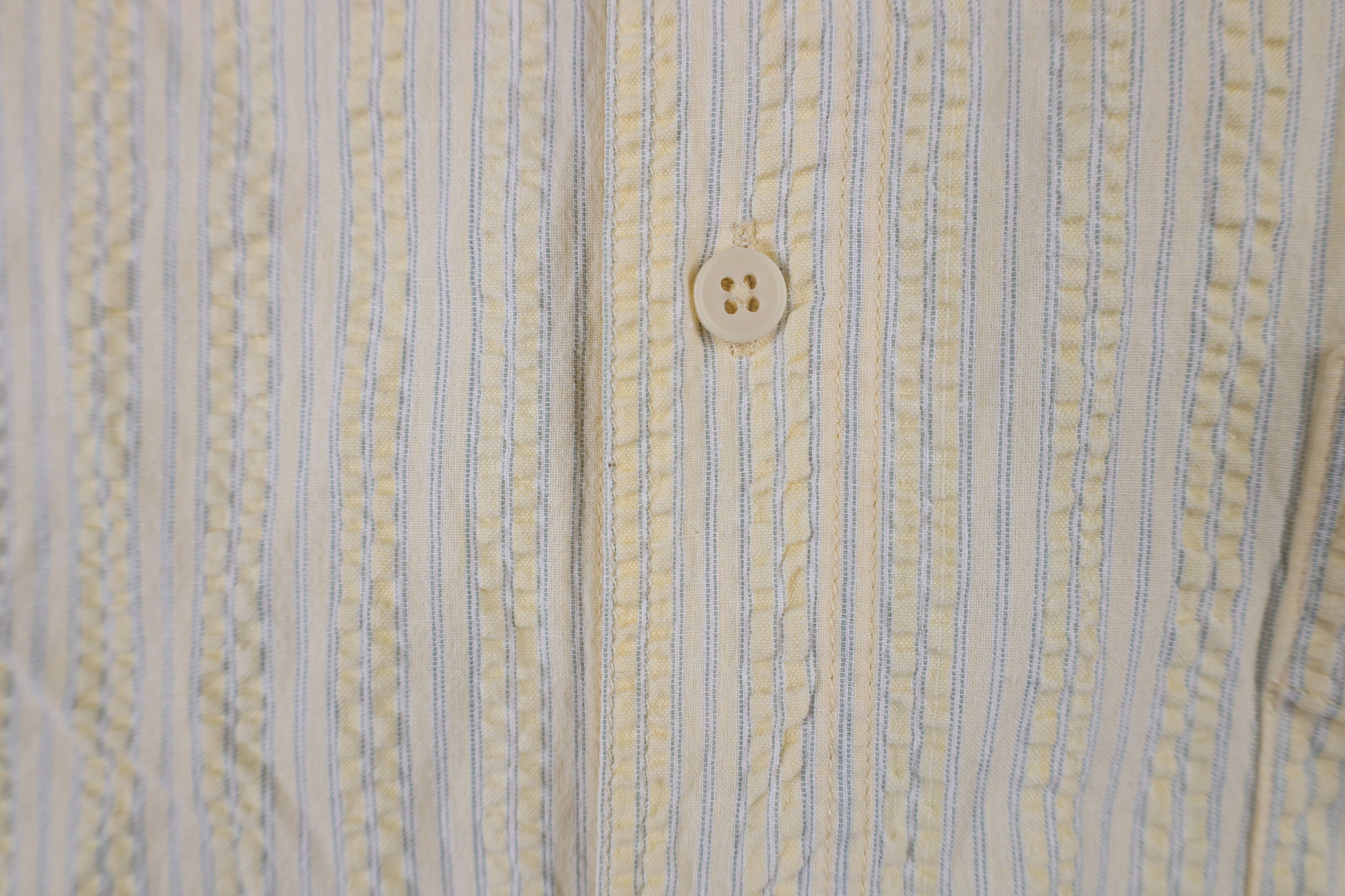 Patagonia × Vintage Vintage 70s Patagonia Seersucker Short Sleeve Button Shirt Size US L / EU 52-54 / 3 - 5 Thumbnail