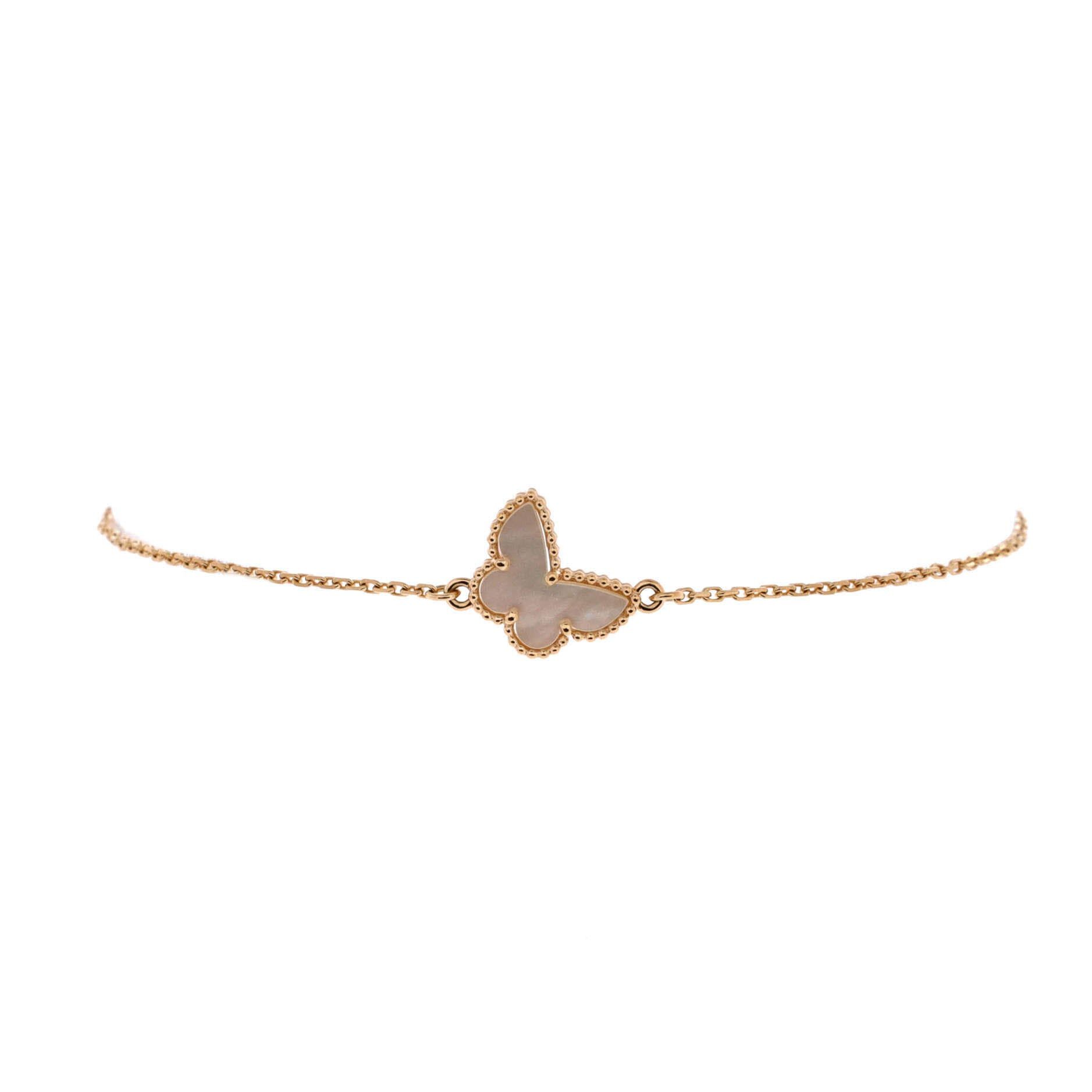Van Cleef & Arpels Sweet Alhambra Butterfly Bracelet Size ONE SIZE - 1 Thumbnail