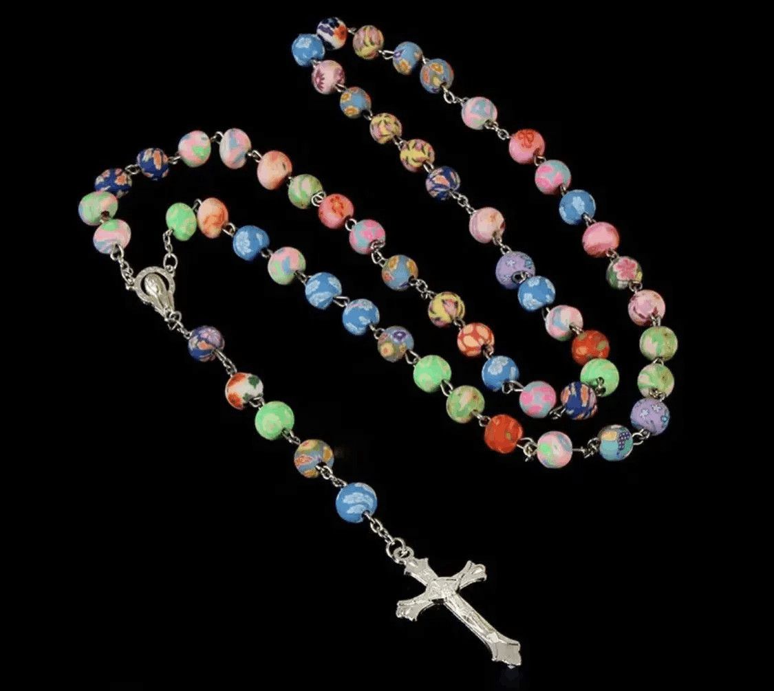 Jewelry Saint Benedict Rosary Necklace Chain Catholic Church Jesus Size ONE SIZE - 1 Thumbnail