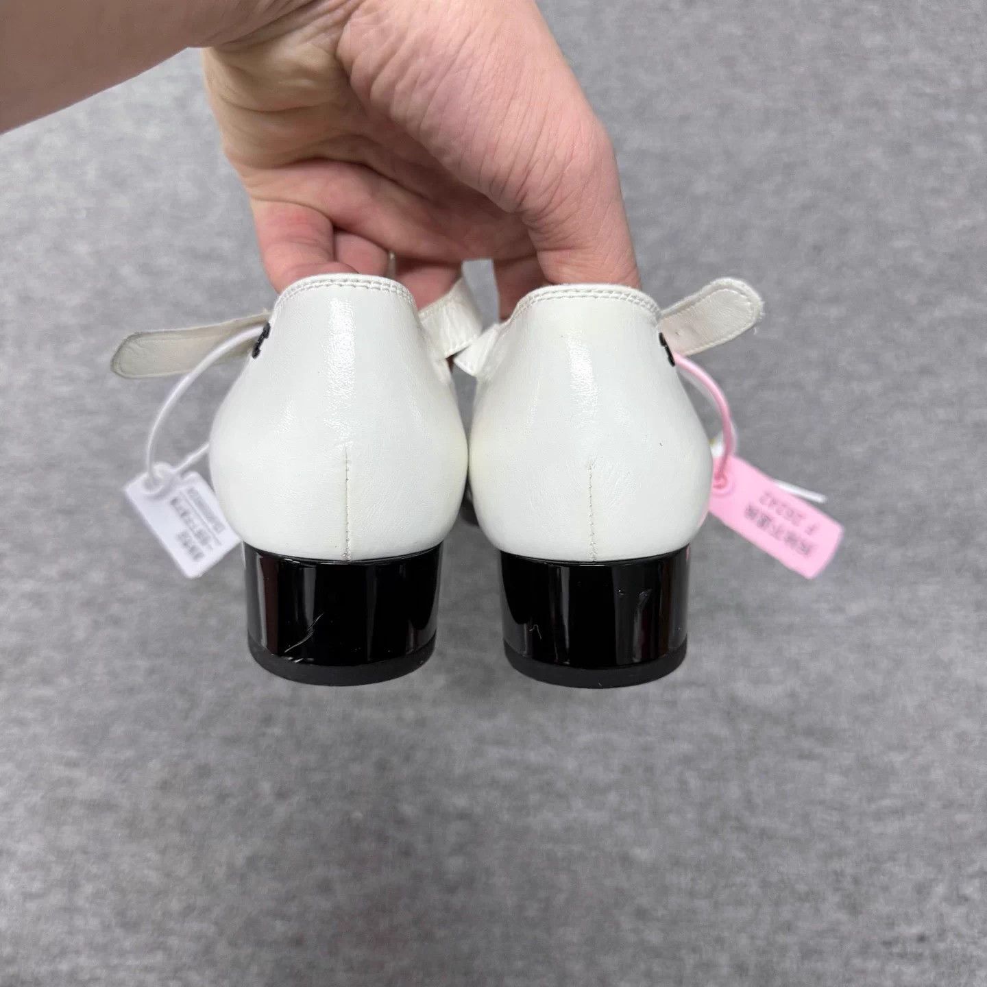 Chanel CHANEL Classic Mary Jane Panda Black White 37 Size US 6 / IT 36 - 6 Thumbnail