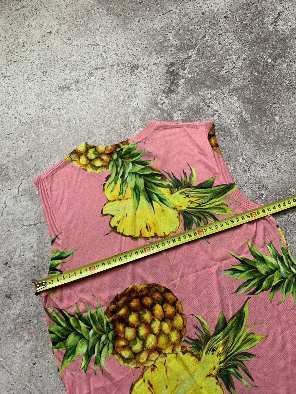 Dolce & Gabbana Rare Dolce & Gabbana Pineapple Tunk Top Size US S / EU 44-46 / 1 - 7 Thumbnail
