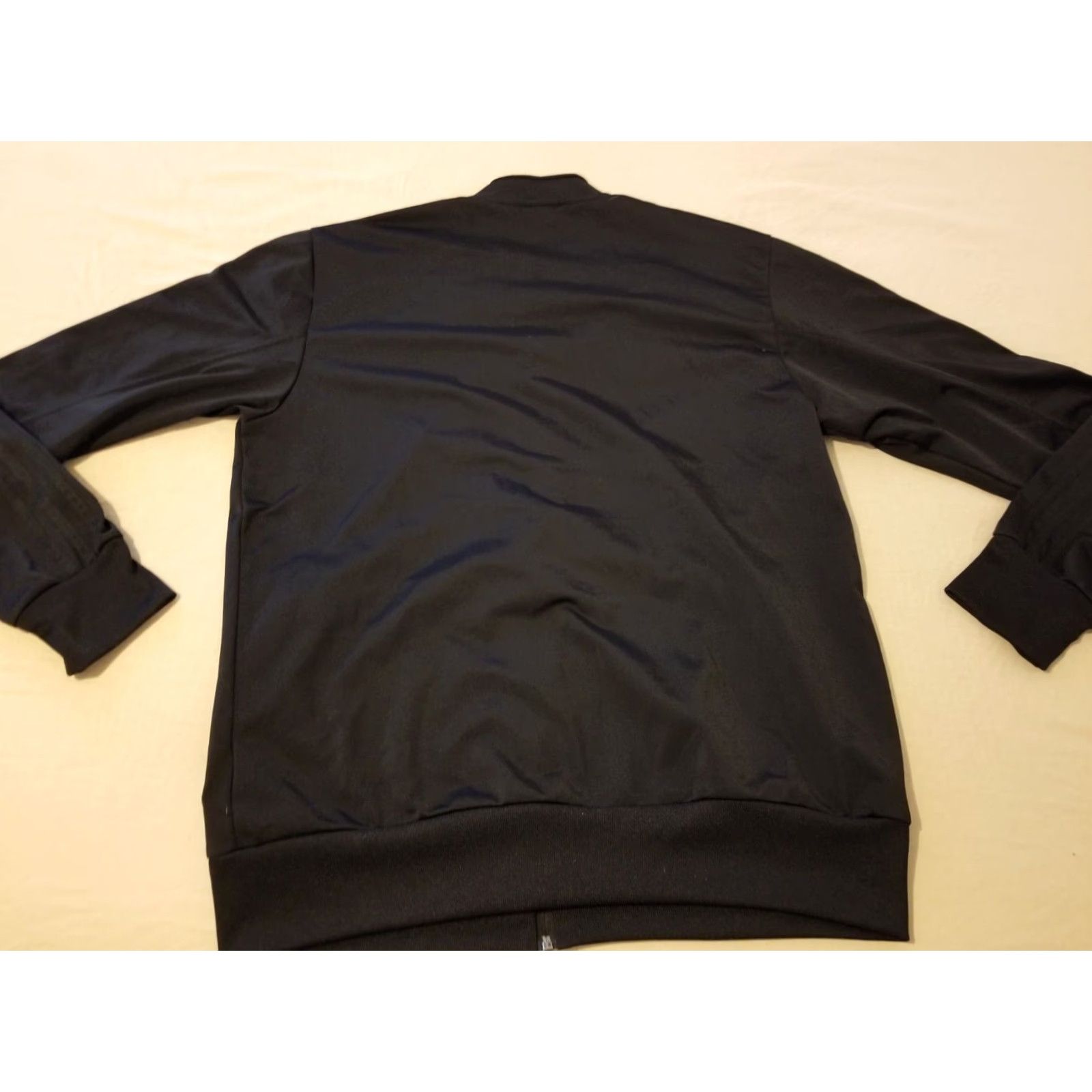 Adidas adidas Jacket Mens L Black Athletic Gym Workout Basic Jacket Size US L / EU 52-54 / 3 - 6 Thumbnail