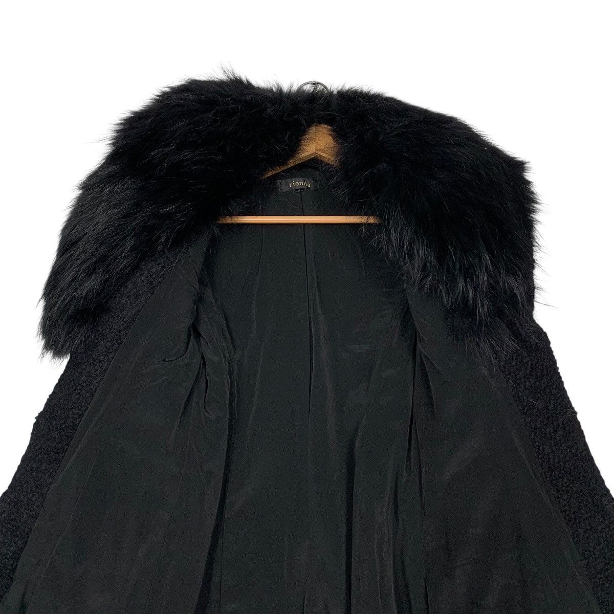 Japanese Brand Japanese Brand Rienda Fur Wool Coat Size S / US 4 / IT 40 - 12 Thumbnail