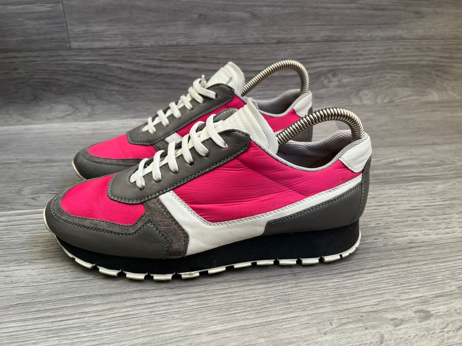 Prada Prada Nylon Prax Pink Sneakers Sz 36 Size US 6 / IT 36 - 2 Thumbnail