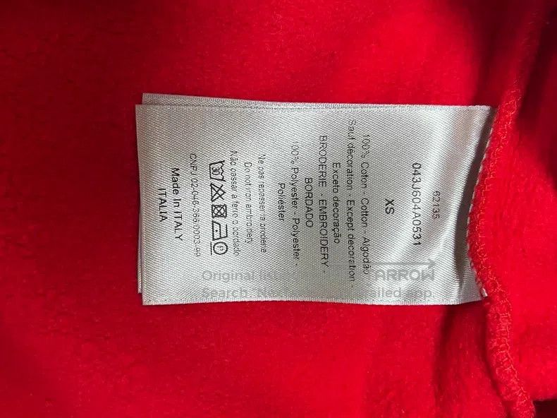 Dior Dior Red pin logo embroidered sweatshirt Size US XS / EU 42 / 0 - 6 Thumbnail