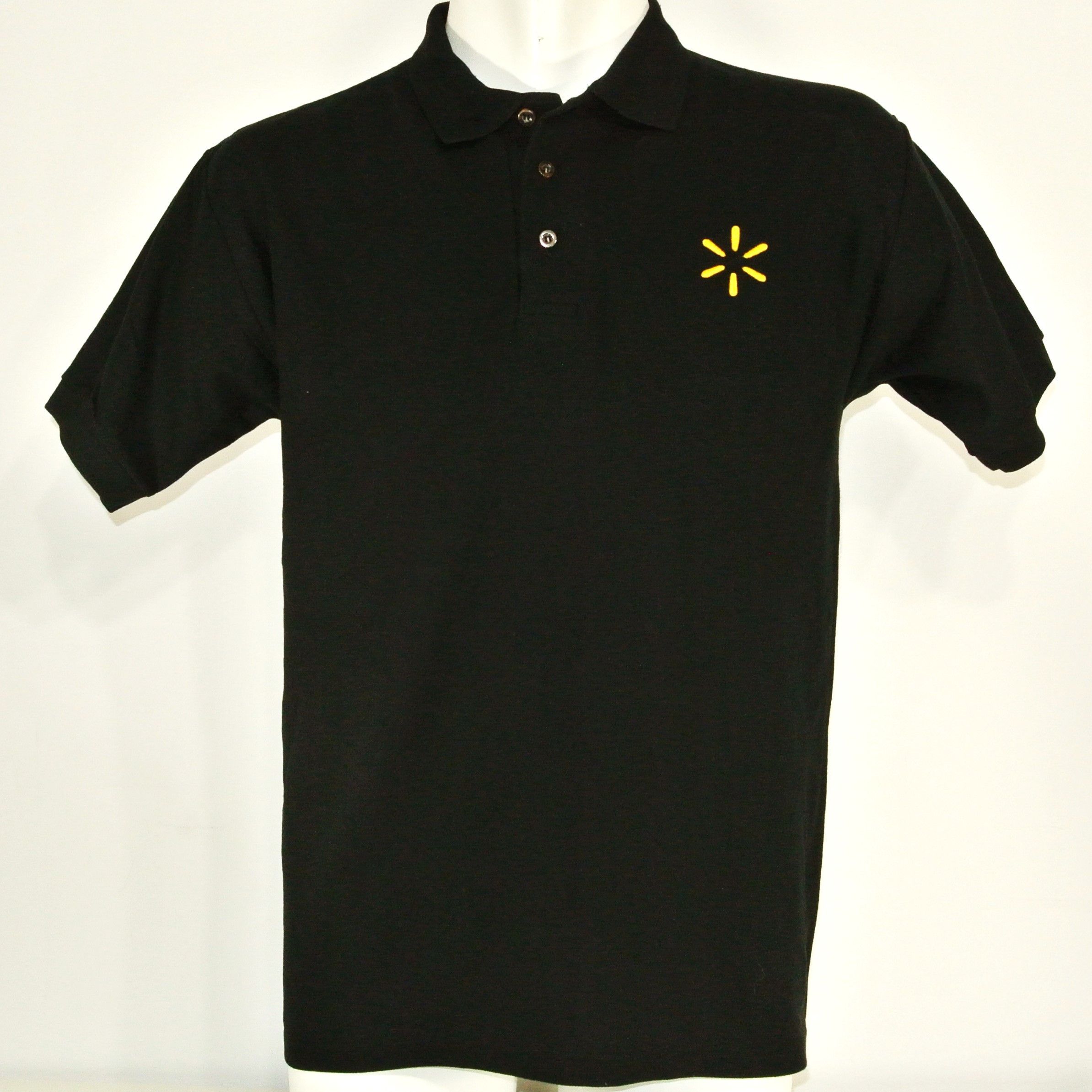 Walmart WALMART Spark Manager Employee Uniform Polo Shirt Black Grailed